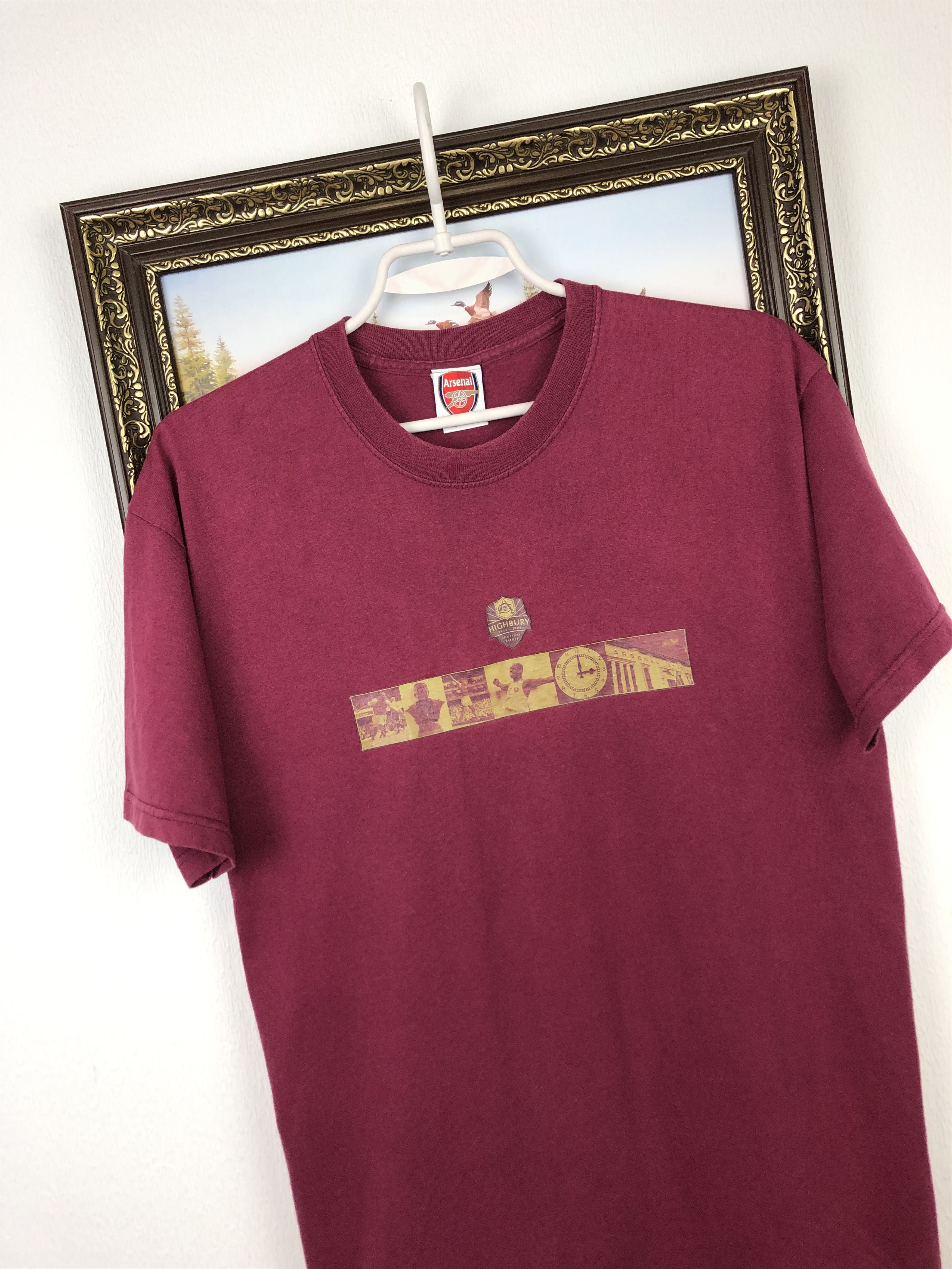Vintage Vintage Arsenal Football Shirt Highbury Stadium Soccer Tee Size US M / EU 48-50 / 2 - 3 Thumbnail