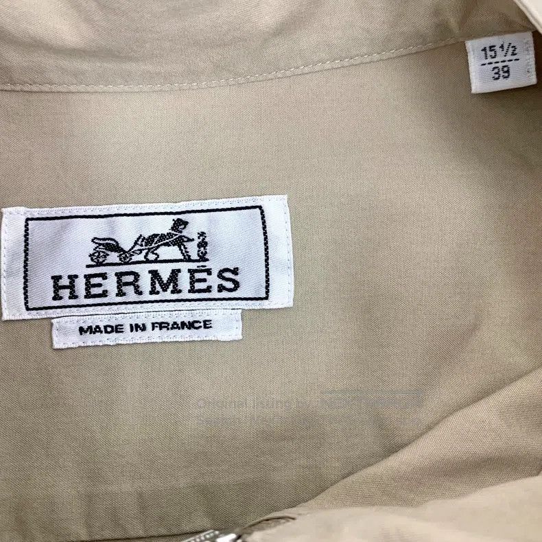 Hermes Hermes size 39 Khaki zipper long-sleeved shirt-style jacket Size XS / US 0-2 / IT 36-38 - 6 Thumbnail
