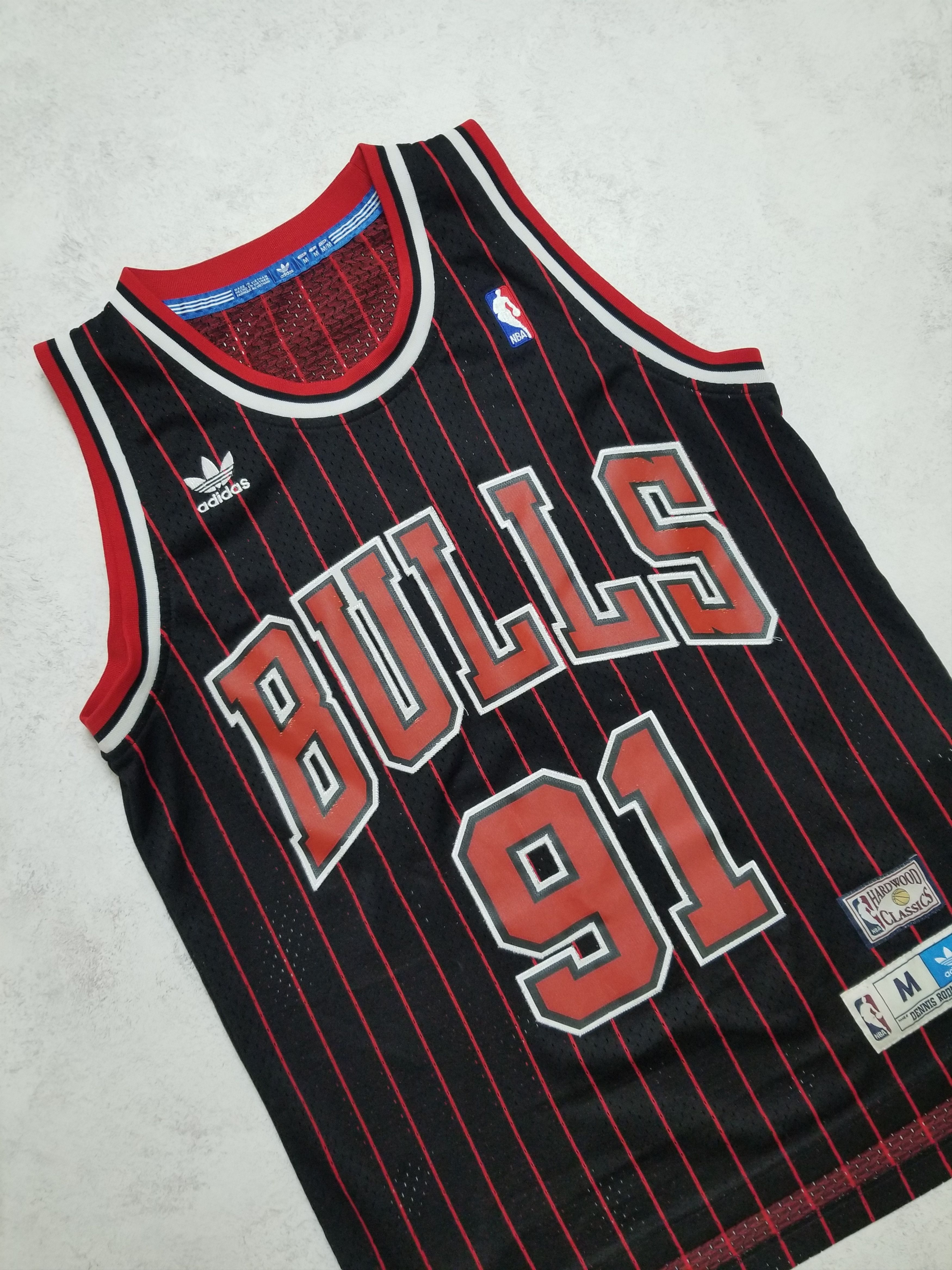 Adidas Dennis Rodman #91 Chicago Bulls NBA Embroidered Jersey Size US M / EU 48-50 / 2 - 21 Thumbnail
