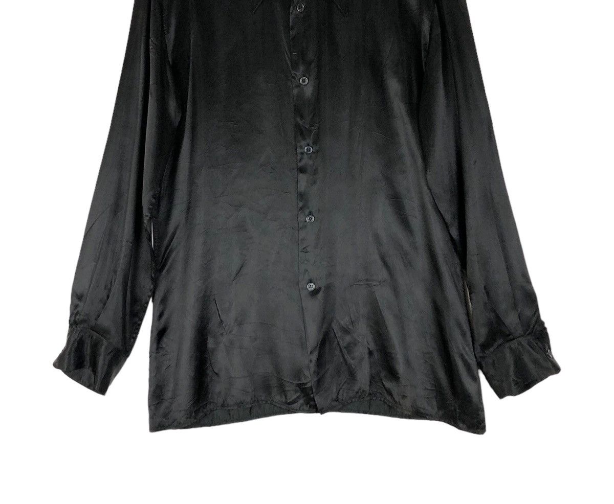 Vintage × agnes b. Rayon Agnes B Black Button Ups Shirt Size US XS / EU 42 / 0 - 4 Thumbnail