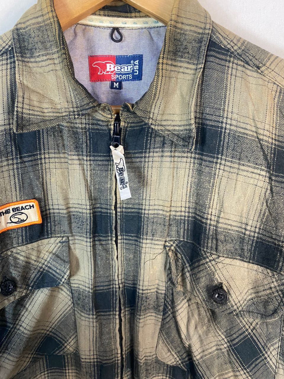 Other Bear usa distressed zipper shirt Size US M / EU 48-50 / 2 - 4 Thumbnail