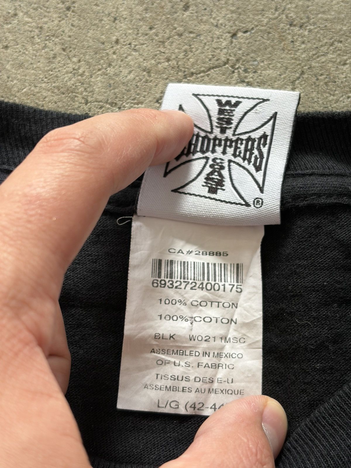 West Coast Choppers Vintage West Coast Choppers Reaper T-shirt Size US L / EU 52-54 / 3 - 7 Thumbnail