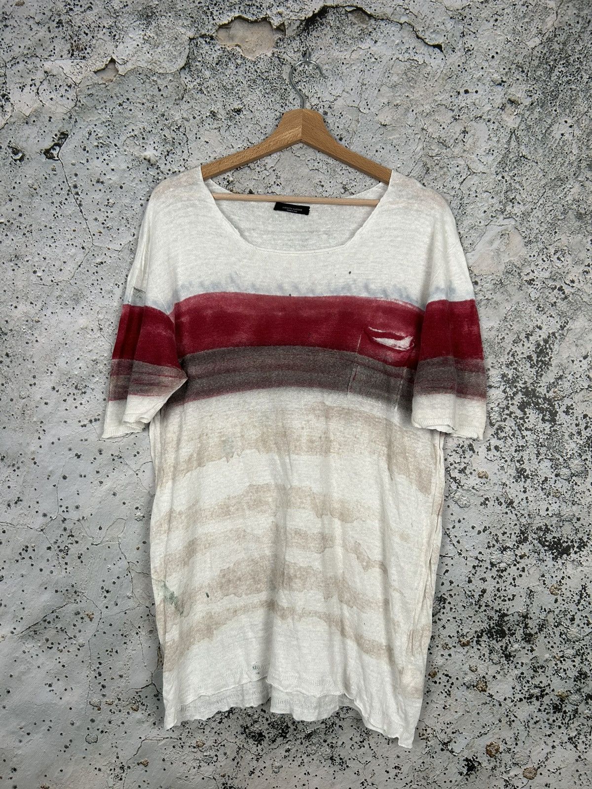 Other Roberto Collina Vintage Made in Italy Linen Tee Avant-garde Size US XL / EU 56 / 4 - 1 Thumbnail