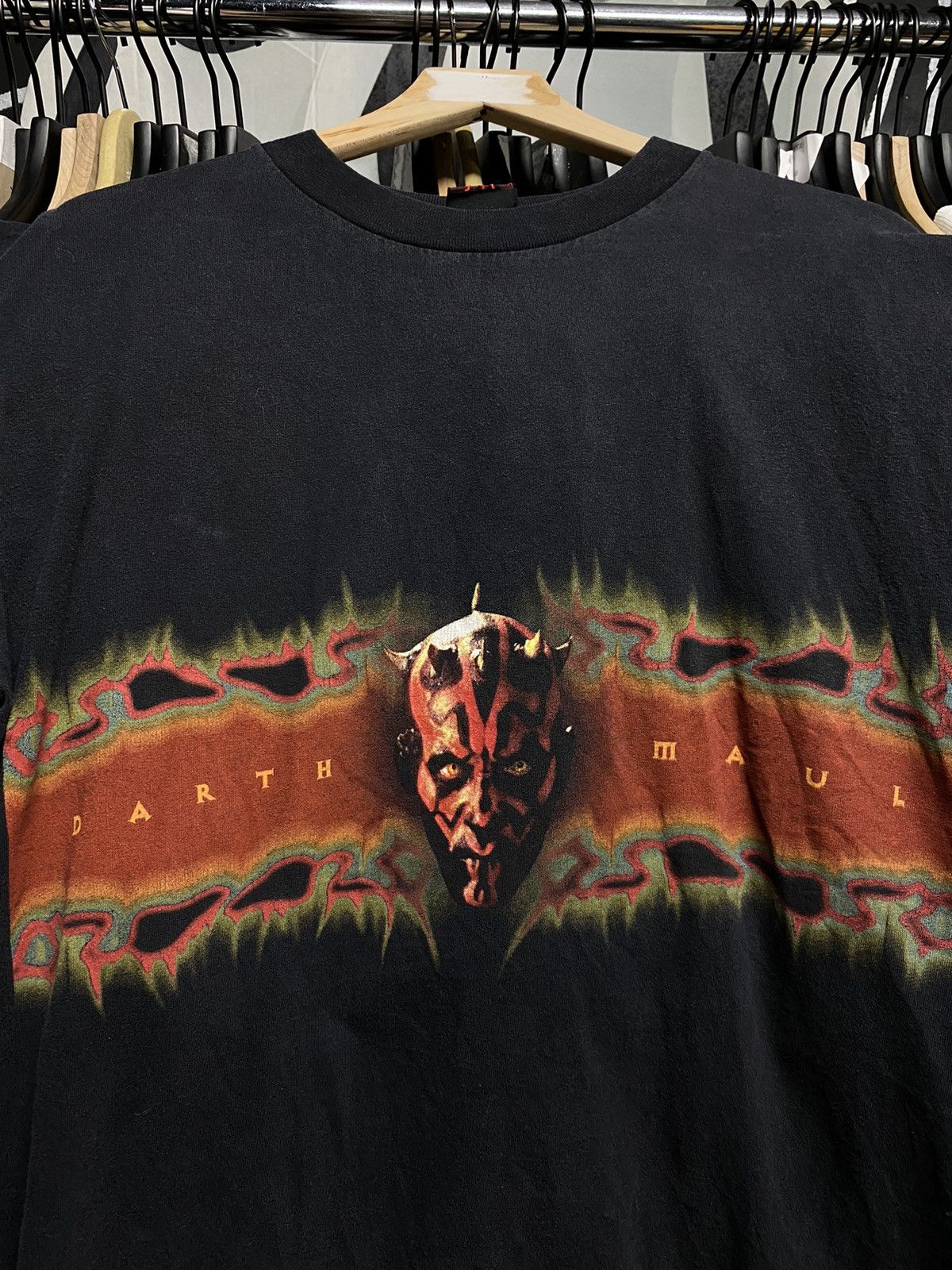 Vintage 90’s Vintage Darth Maul Star Wars Tee Shirt Medium Size US M / EU 48-50 / 2 - 2 Thumbnail