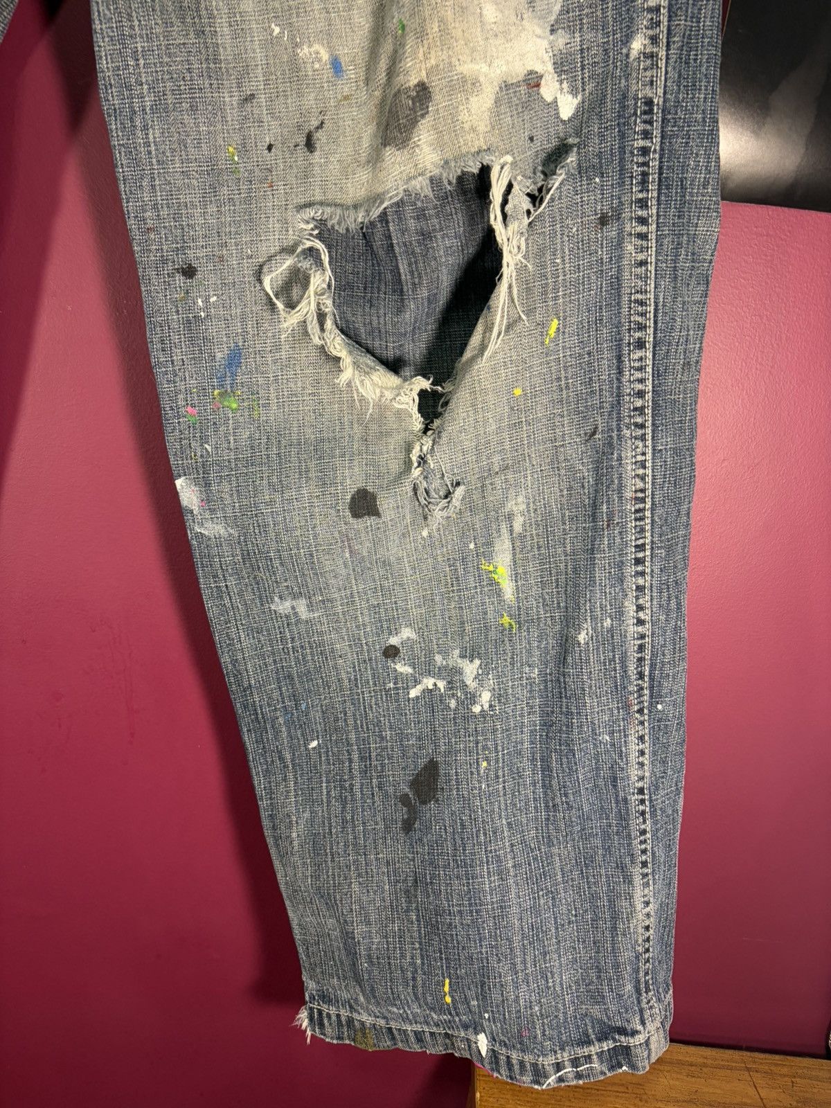 Southpole South pole vintage paint splatter jeans Size US 32 / EU 48 - 2 Thumbnail