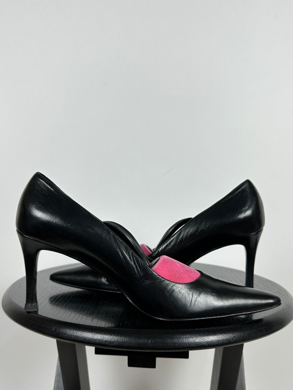 Gucci Vintage Gucci Tom Ford Era Black Leather Heels Size US 6 / IT 36 - 9 Thumbnail