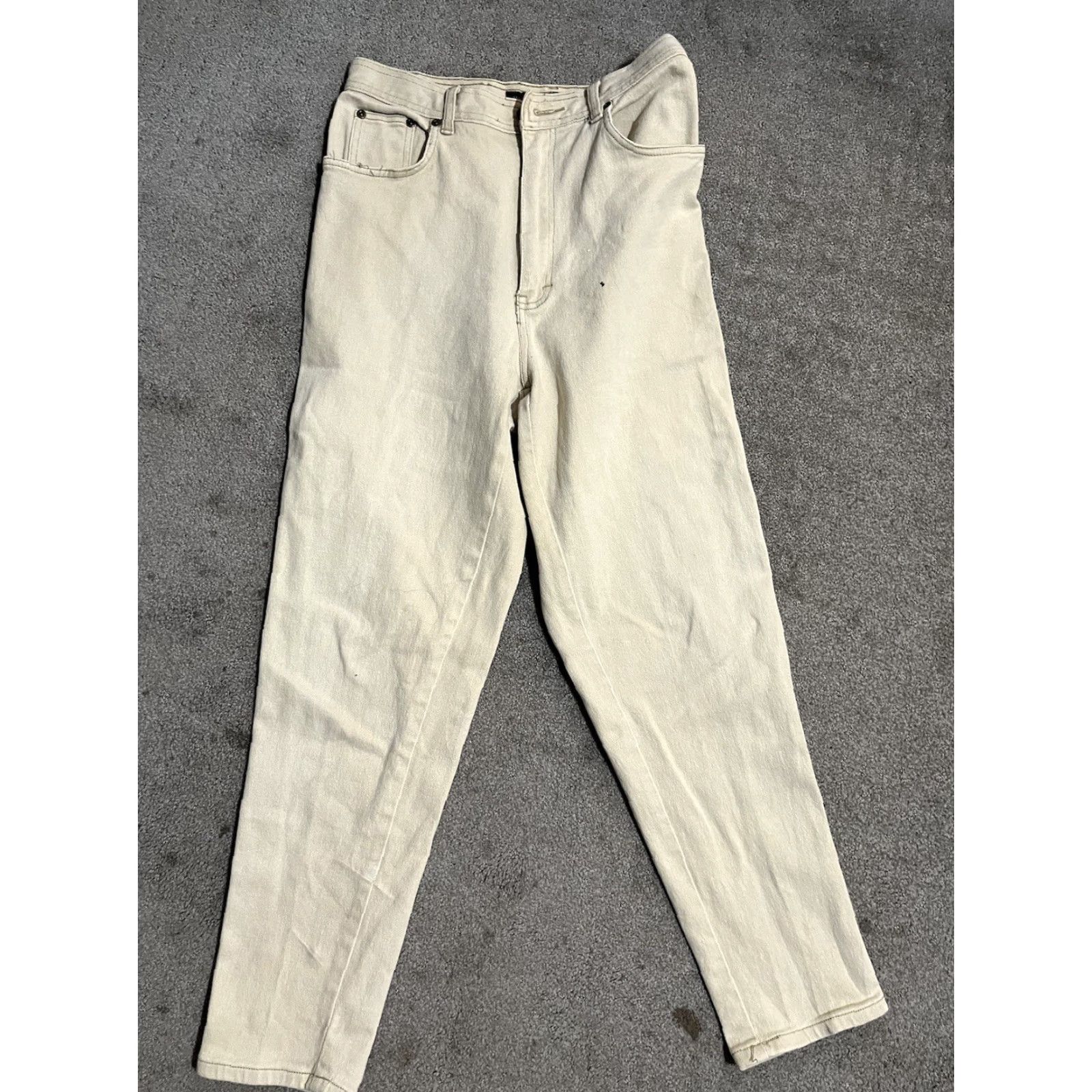 Gloria Vanderbilt Gloria Vanderbilt Jeans Women’s Beige Denim Amanda Straight Leg 14 Short 29 In Inseam Regular L Size 36" / US 14 / IT 50 - 2 Thumbnail