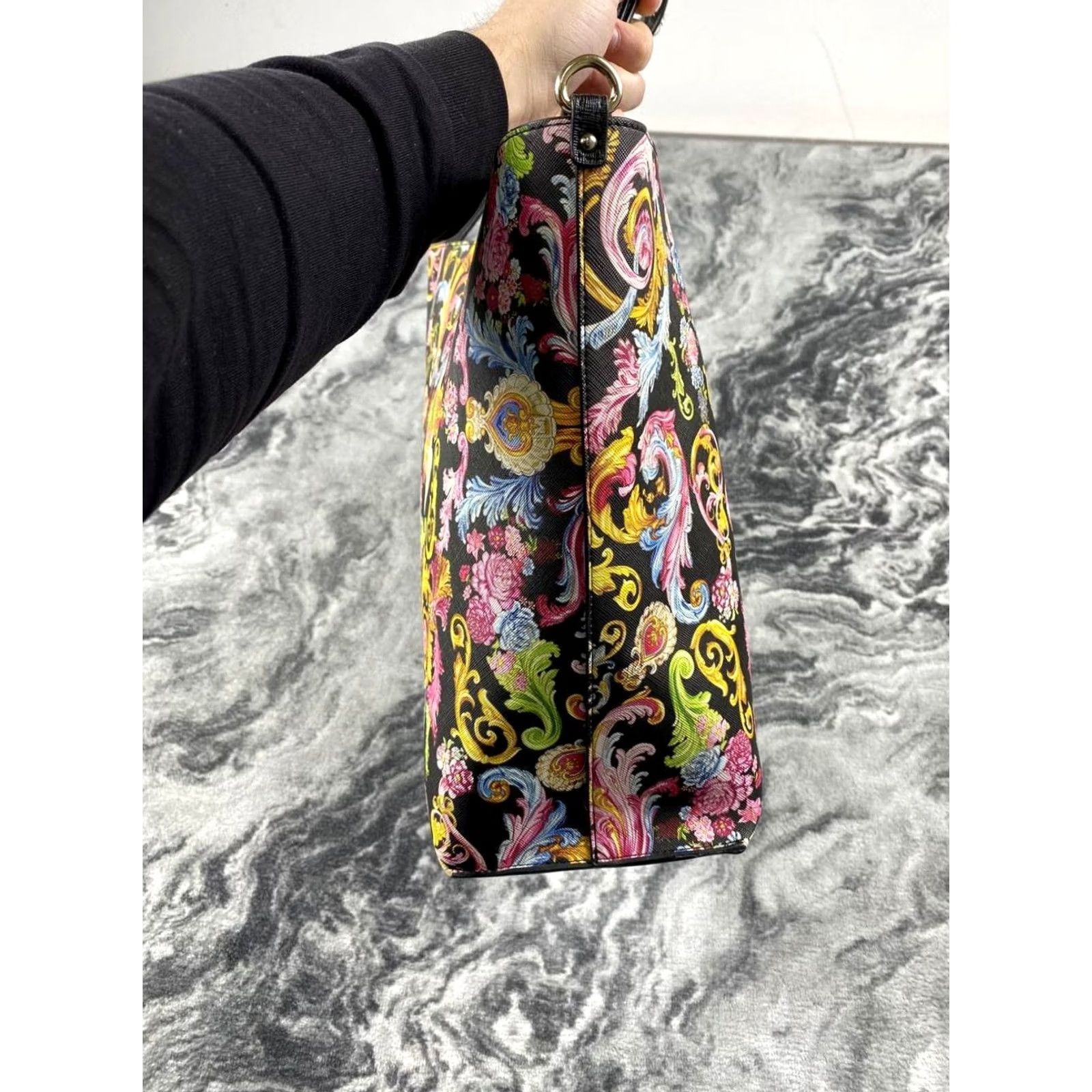 Versace Versace Jeans Couture Versailles Baroque Print Tote Bag Women Multicolor Size 36" / US 14 / IT 50 - 4 Thumbnail