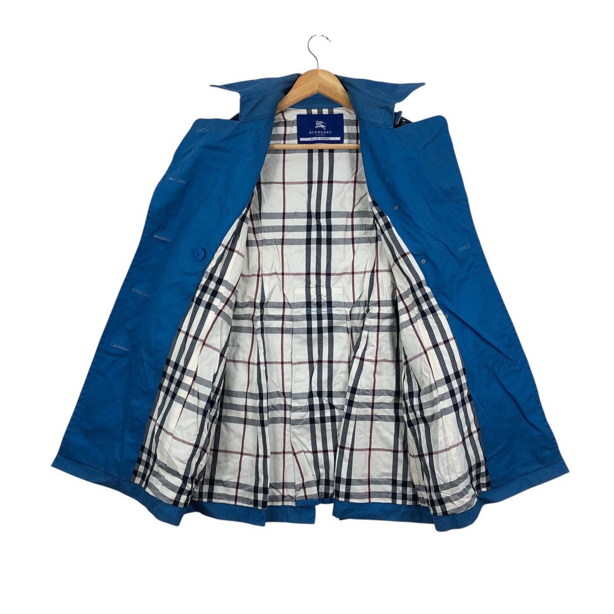 Burberry × Vintage Vintage Luxury BURBERRY LONDON BLUE Double Breasted Coat Size S / US 4 / IT 40 - 4 Thumbnail