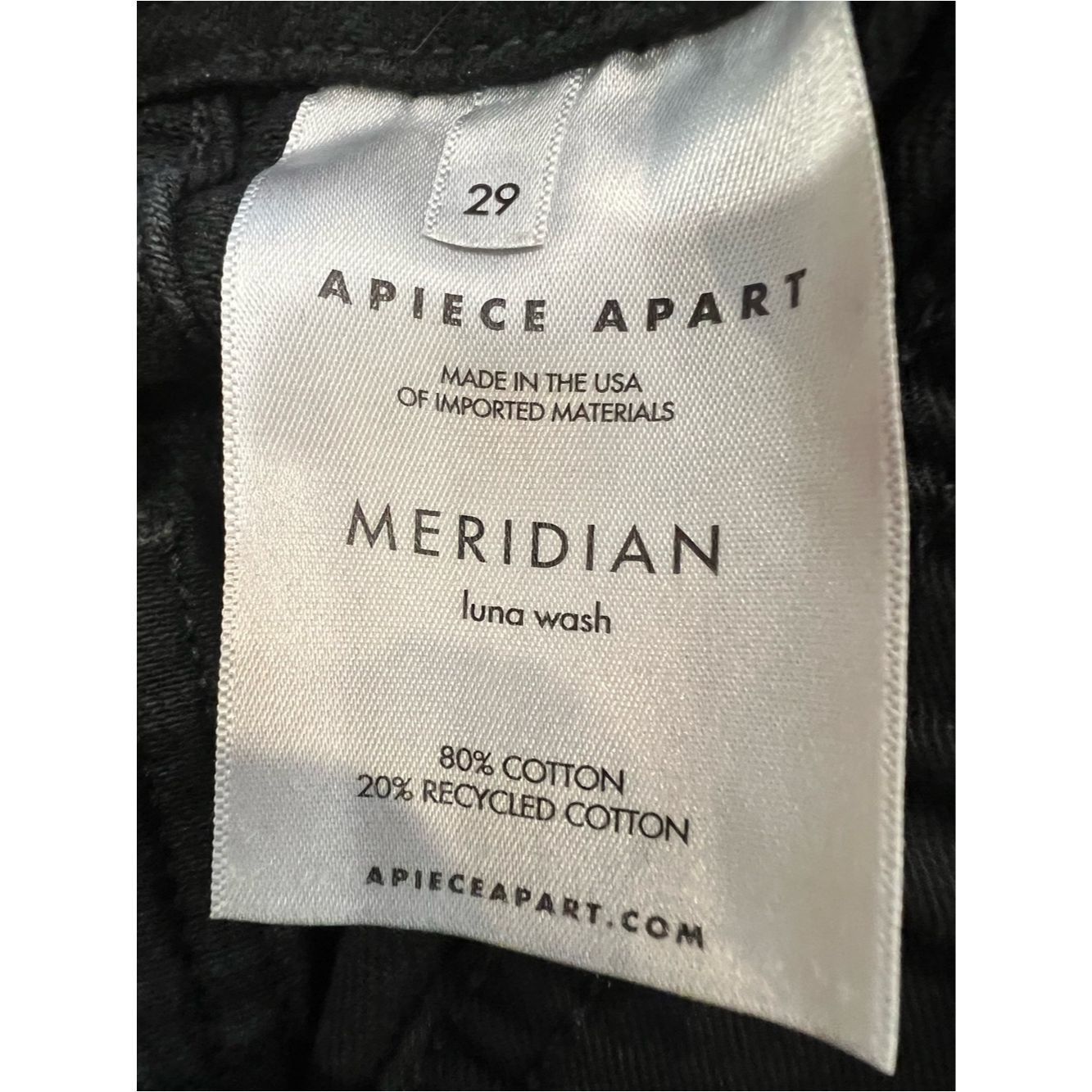 Apiece Apart Apiece Apart Meridian Luna Wash Relaxed Wide Leg Jeans Size Size 29" - 6 Thumbnail