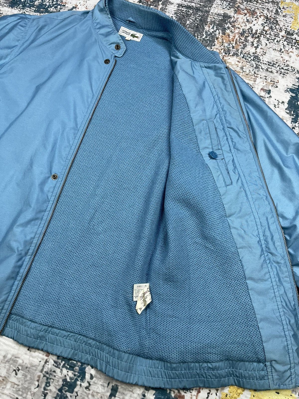 Lacoste Vintage LACOSTE Nylon Net Lined Light Jackets Size US S / EU 44-46 / 1 - 6 Thumbnail