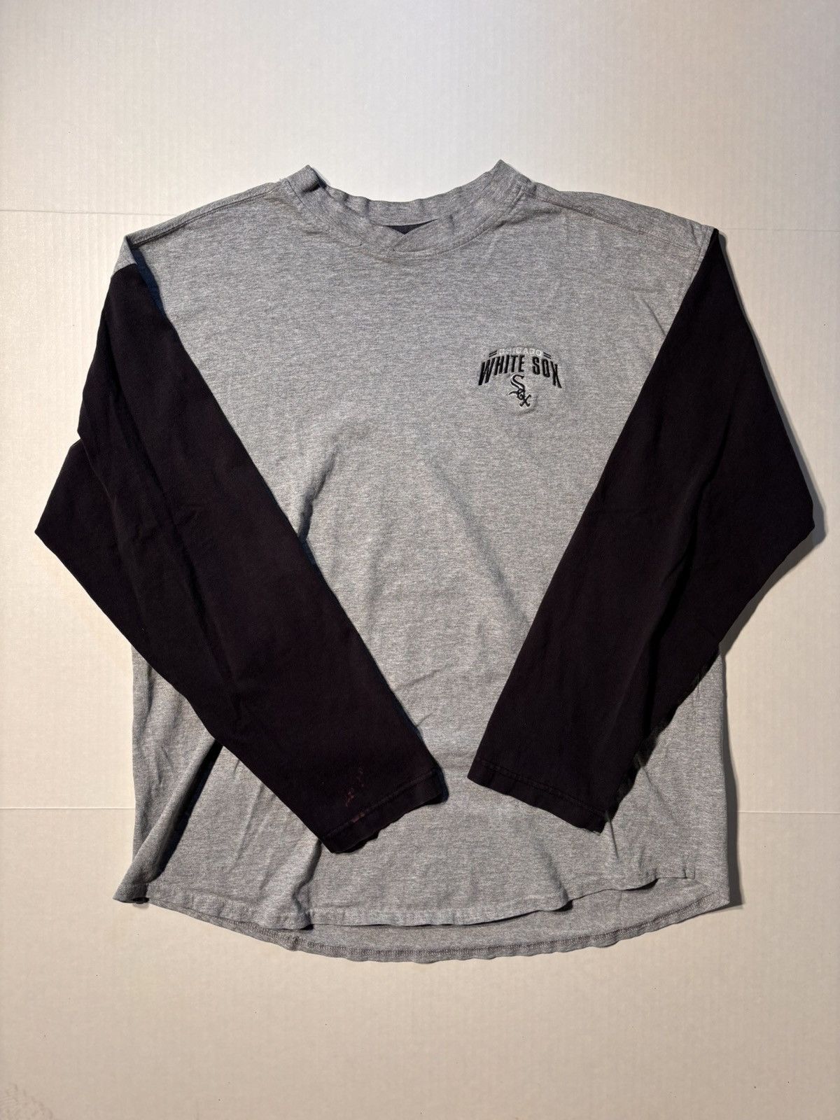 Lee Vtg Lee Sport Chicago White Sox Logo Two tone Long Sleeve XL Size US XL / EU 56 / 4 - 1 Thumbnail