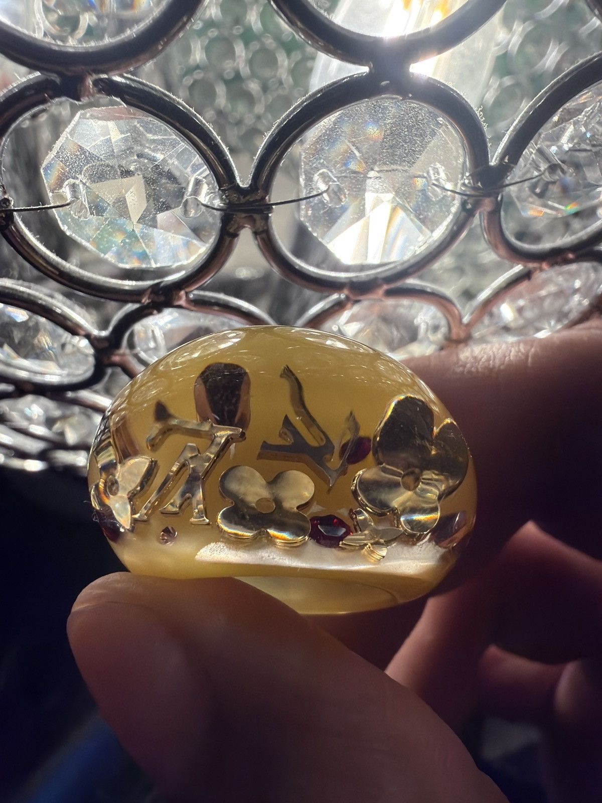 Louis Vuitton resin ring