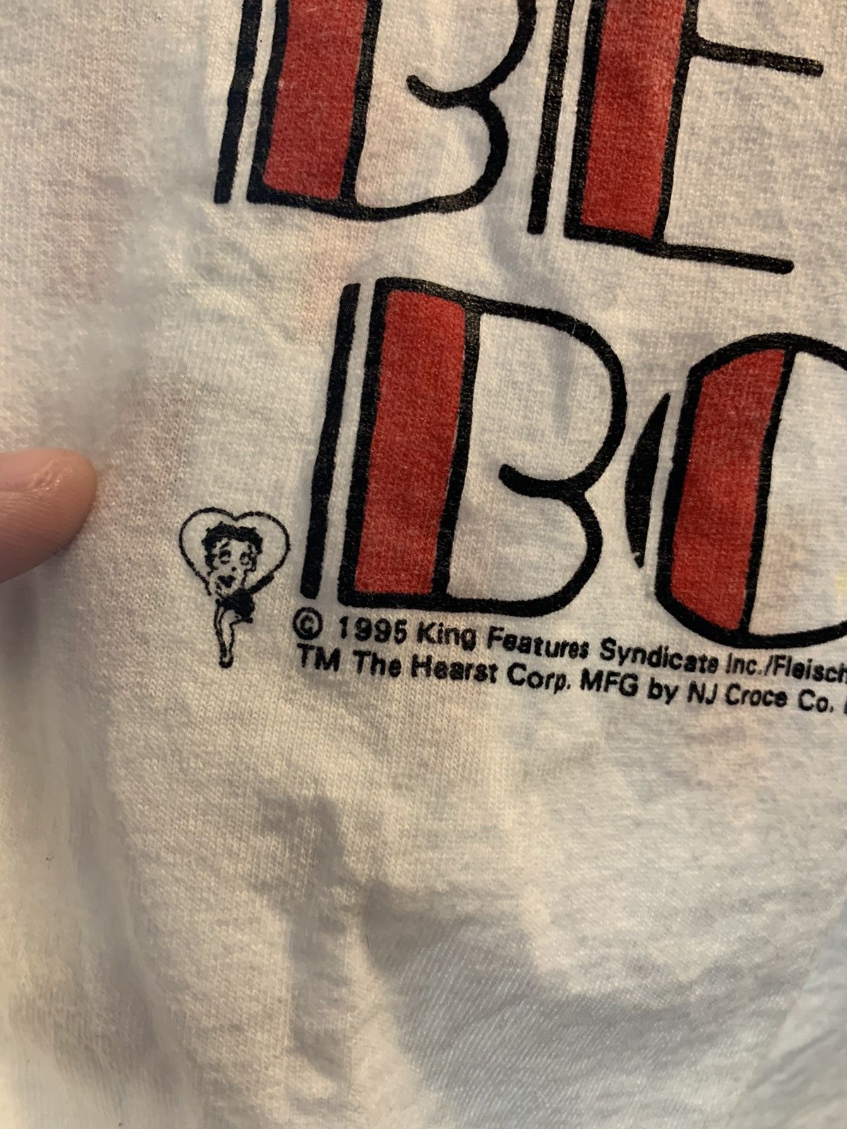 Vintage Rainbow Betty boop 1995 shirt Size US XL / EU 56 / 4 - 3 Thumbnail