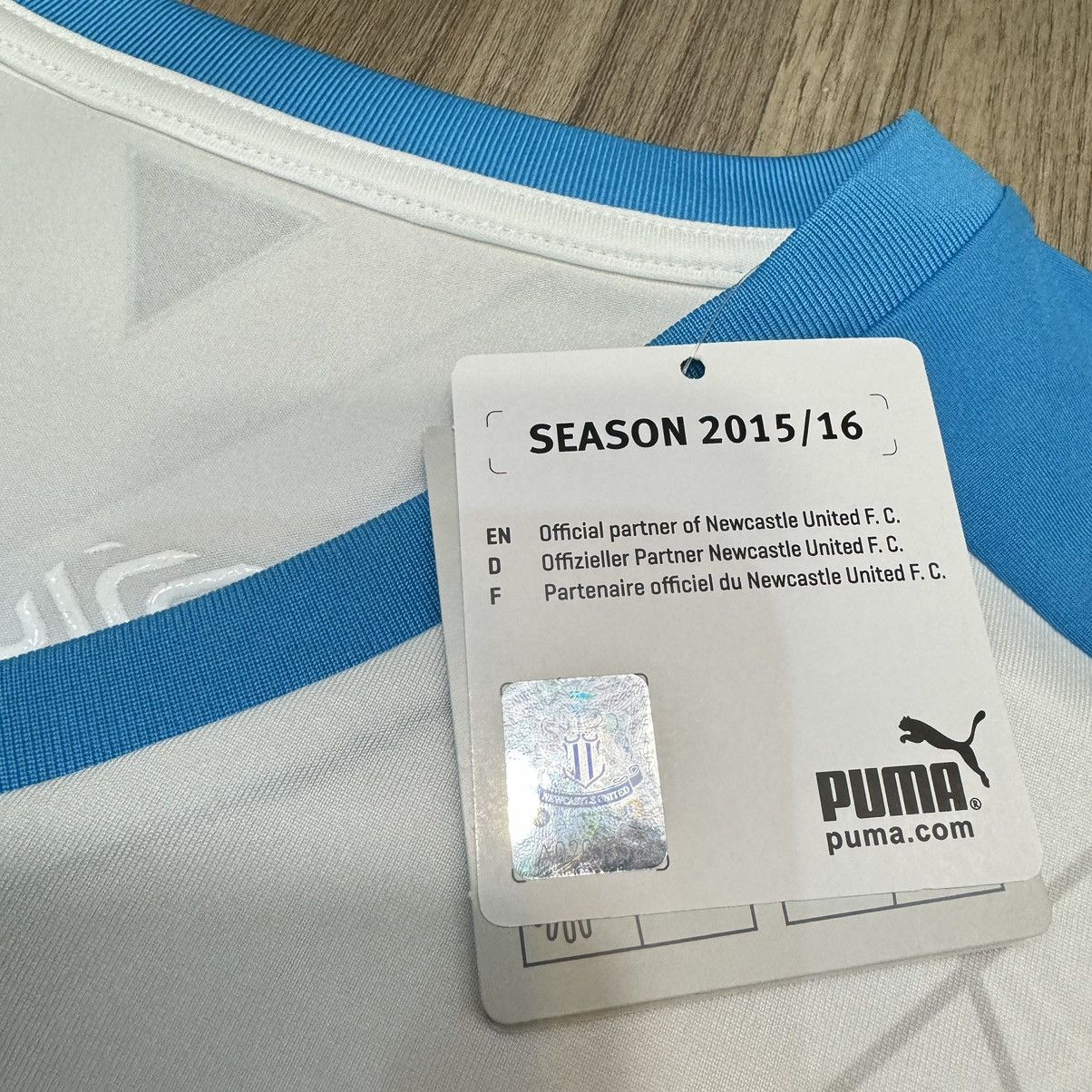Puma Newcastle United 15/16 player issue away shirt (Bnwt) Size US XL / EU 56 / 4 - 5 Thumbnail