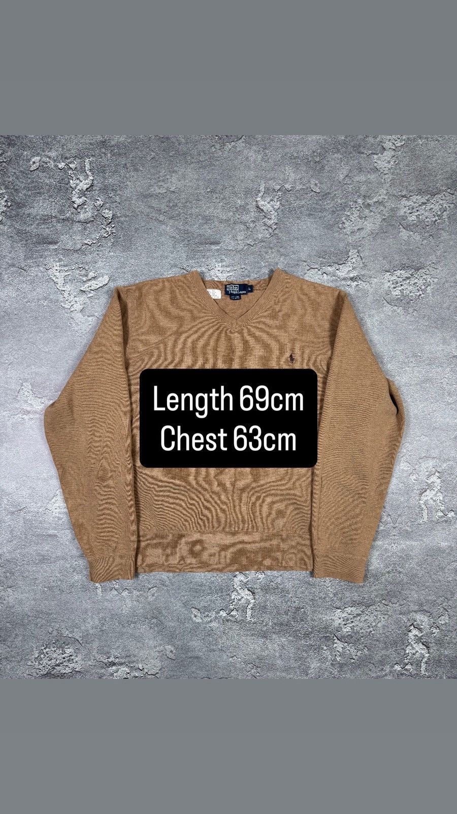 Polo Ralph Lauren Polo Ralph Lauren V-Neck Brown Knitted Sweater Size L Y2K Size US L / EU 52-54 / 3 - 2 Thumbnail