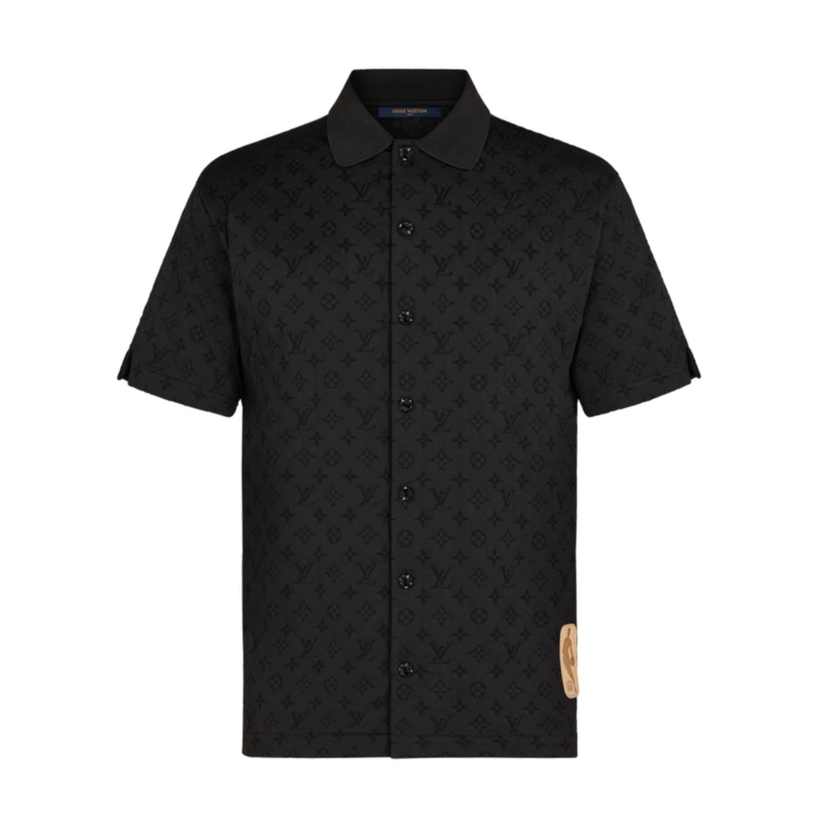 Louis Vuitton Louis Vuitton NBA Monogram Black Logo Buttoned Shirt Short Size US L / EU 52-54 / 3 - 5 Thumbnail