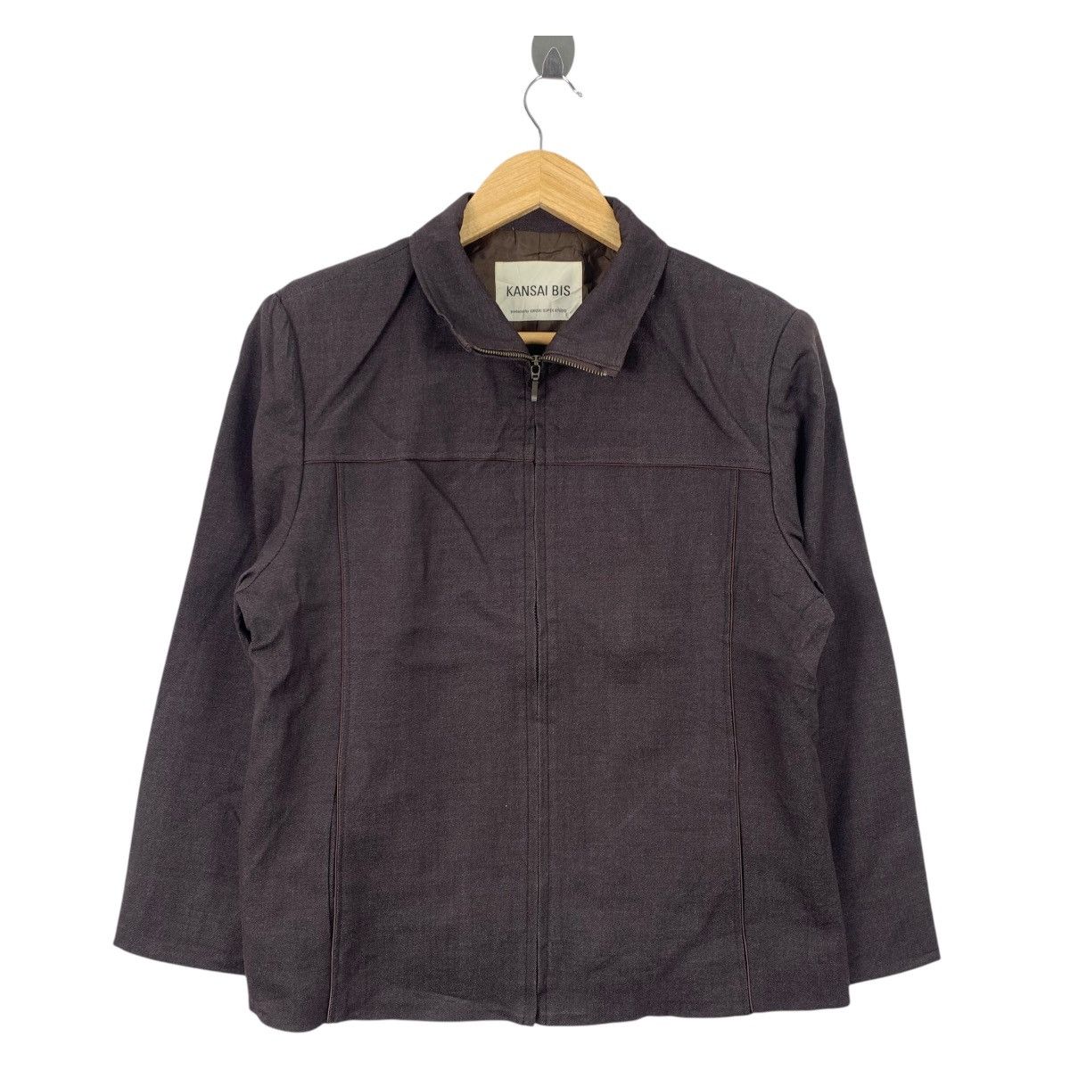 Japanese Brand × Kansai Yamamoto KANSAI YAMAMOTO Kansai Bis Japanese Brand Zipper Coat Jacket Size US M / EU 48-50 / 2 - 1 Thumbnail