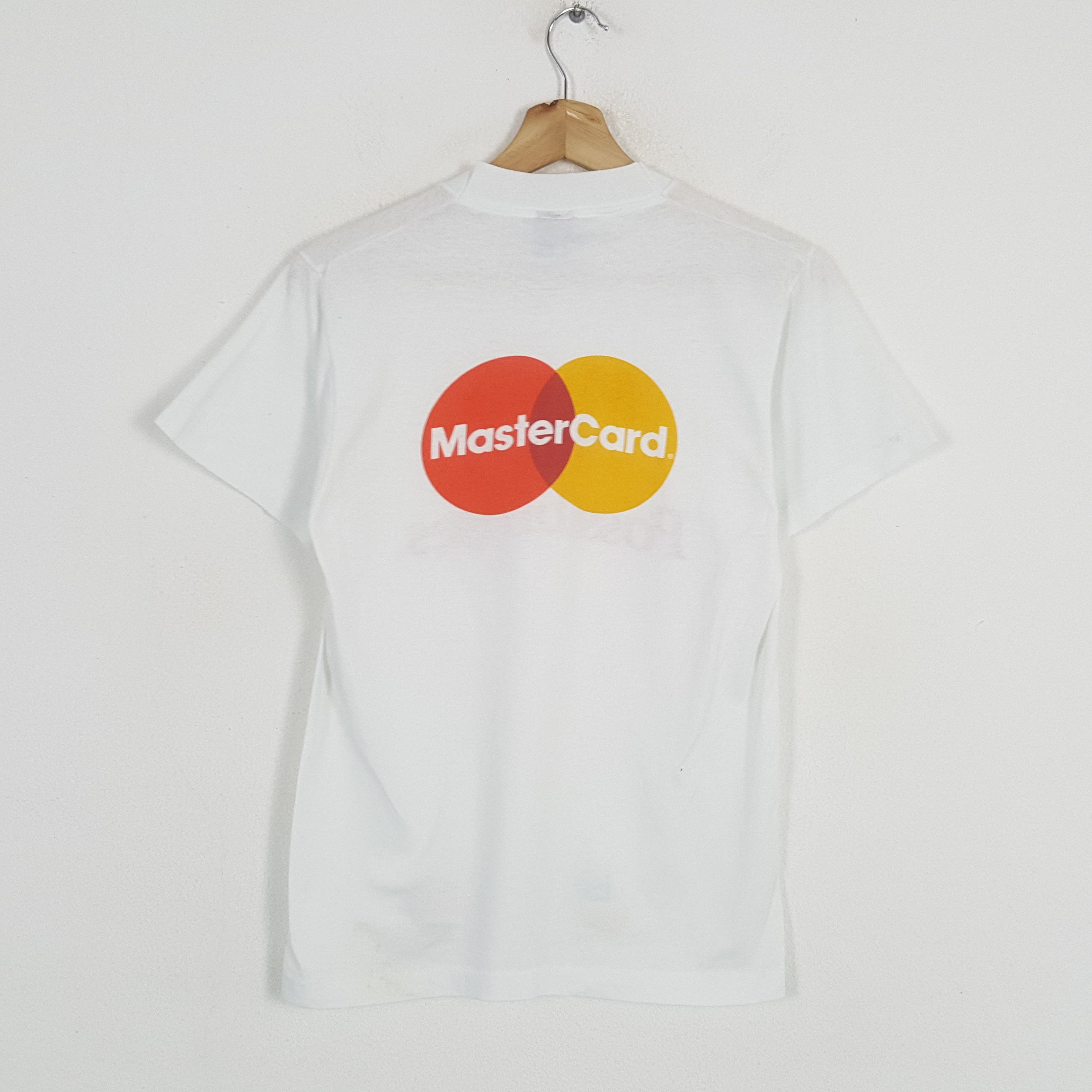 Vintage Vintage MASTER CARD Bank Service Promo T-Shirt Size US S / EU 44-46 / 1 - 1 Thumbnail
