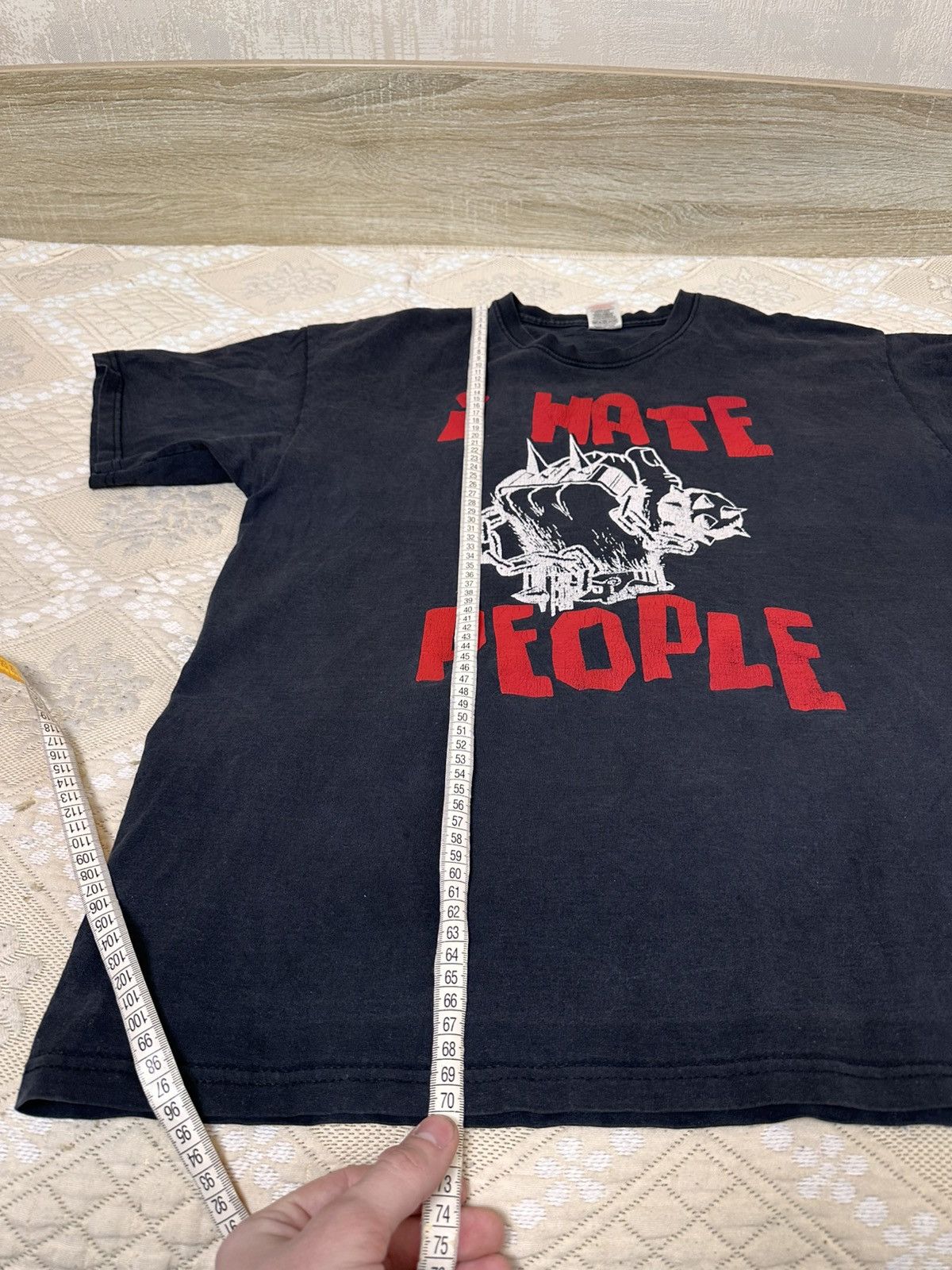 Band Tees 🔥 Anti-Nowhere League I Hate People Punk Rock Band T Shirt Size US XL / EU 56 / 4 - 10 Thumbnail