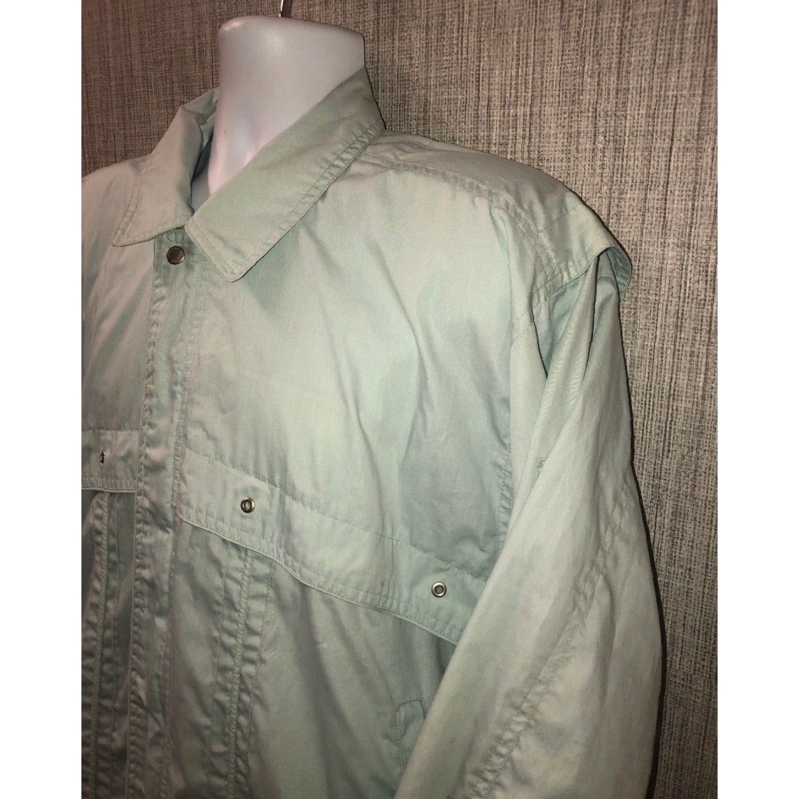 Vintage Dryscope Jacket Full Zip Adult Men L Light Blue Regular Size Full Zip Jacket Men L Light Blue Dryscope Size US L / EU 52-54 / 3 - 2 Thumbnail