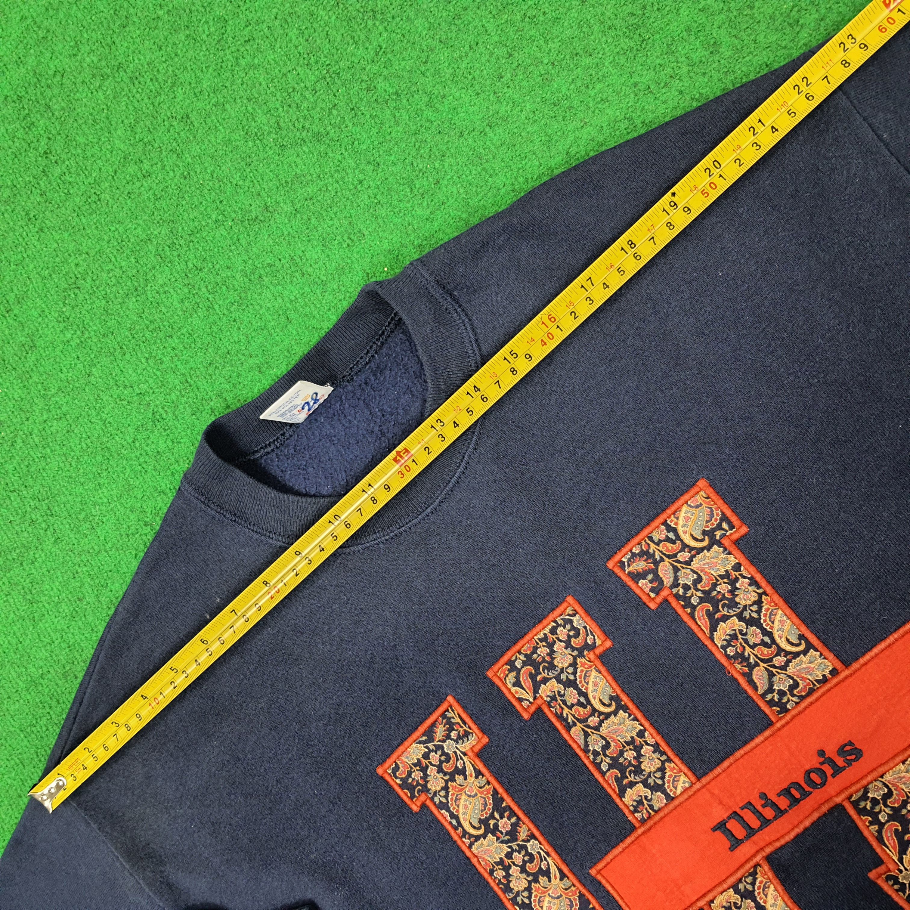 Jerzees Vintage The University of Illinois Urbana Sweatshirt C251N9 Size US M / EU 48-50 / 2 - 7 Thumbnail
