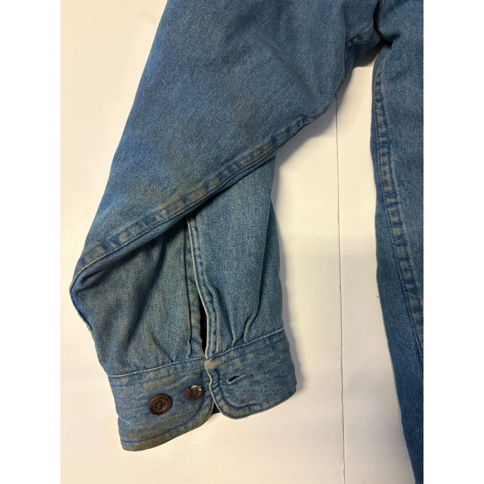 Roundtree & Yorke Vintage Roundtree and Yorke outdoors denim fleece jacket L Size US L / EU 52-54 / 3 - 4 Thumbnail