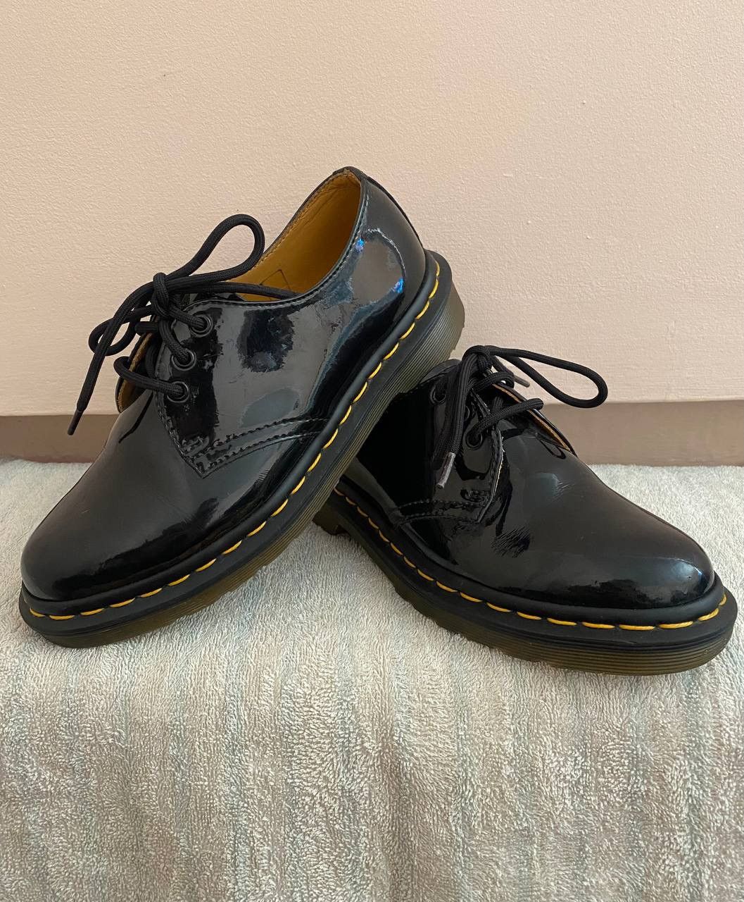 Dr. Martens × Vintage 🔥 Dr. Martens 1461 Classic Black Patent Leather Oxford Size US 6 / IT 36 - 1 Thumbnail