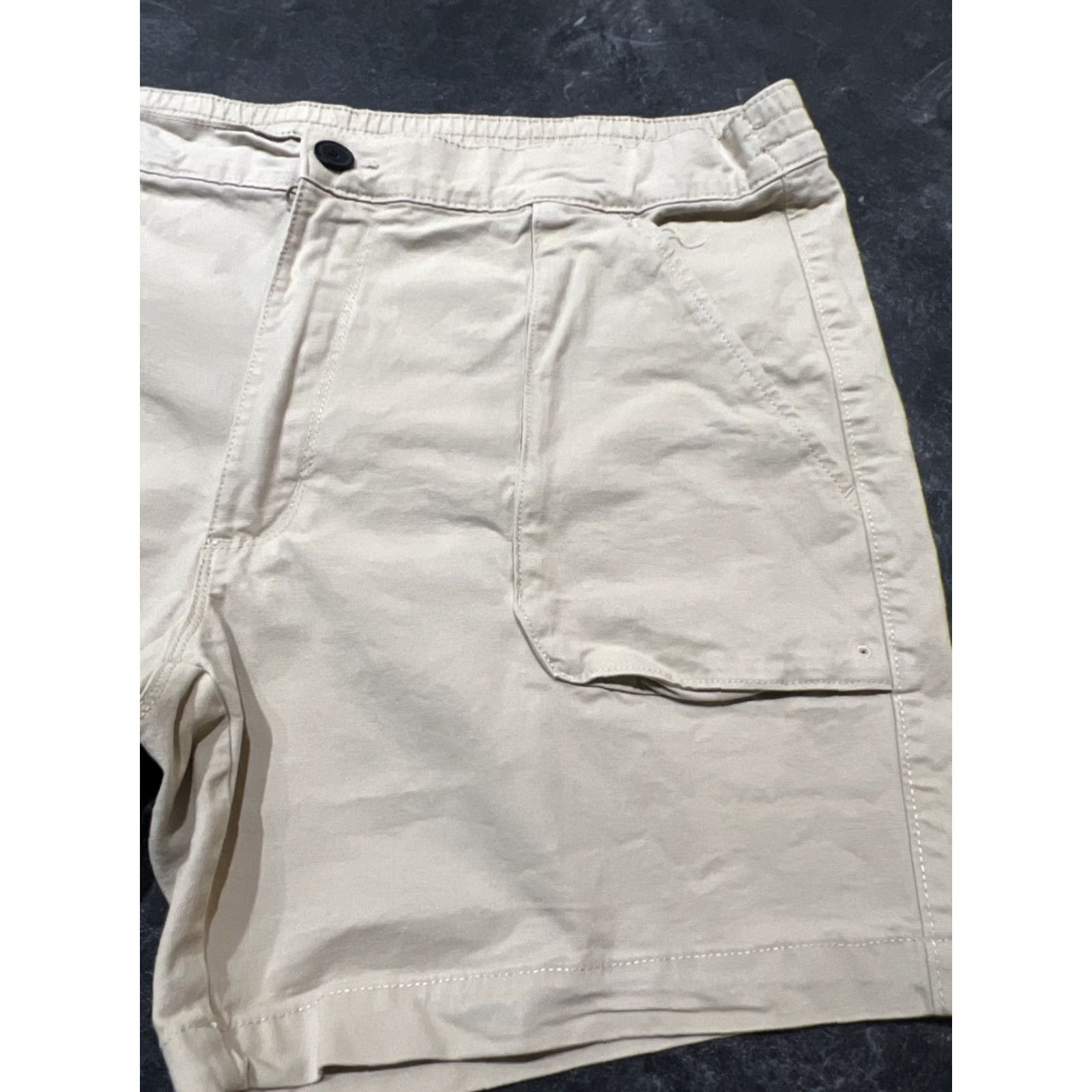 Vintage VINTAGE St. John's Bay Mens Chino Shorts Size 40 Khaki Beige Cotton Spandex Outdoor Size US 40 / EU 56 - 2 Thumbnail