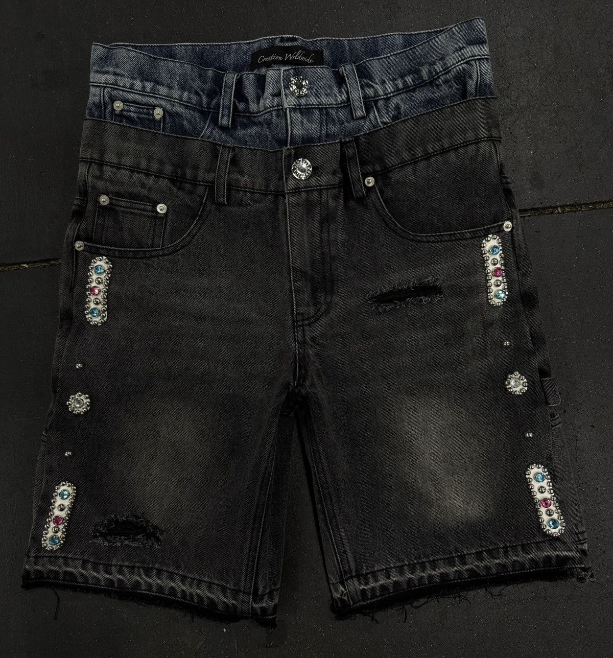 Other Gemstone Jorts Size US 32 / EU 48 - 6 Thumbnail