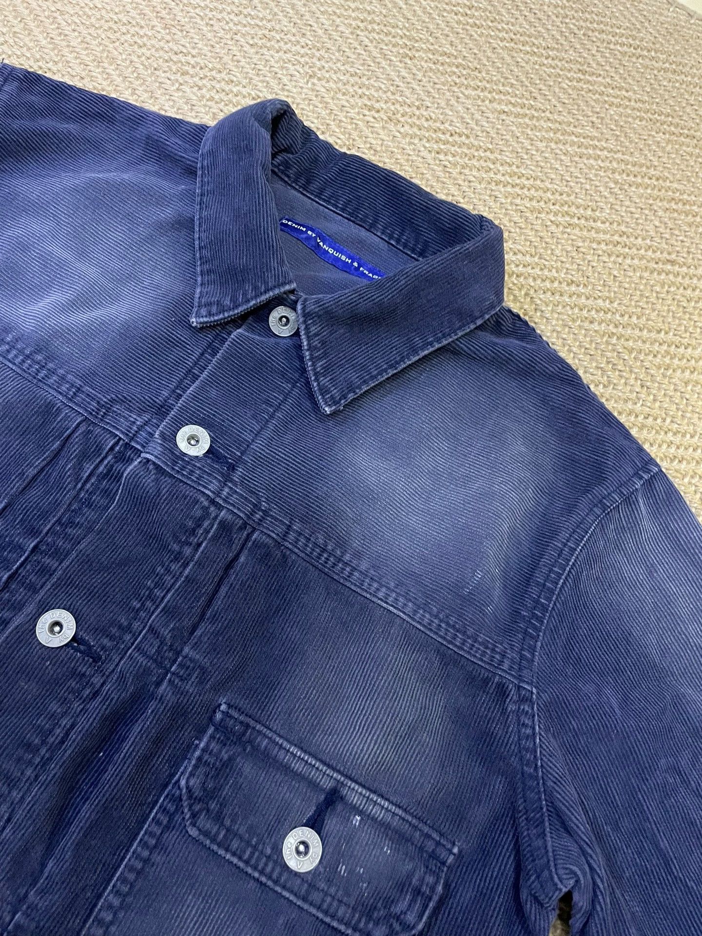 Fragment Design FRAGMENT x VANQUISH Washed Corduroy Jacket M Lightning Blue Size US M / EU 48-50 / 2 - 4 Thumbnail