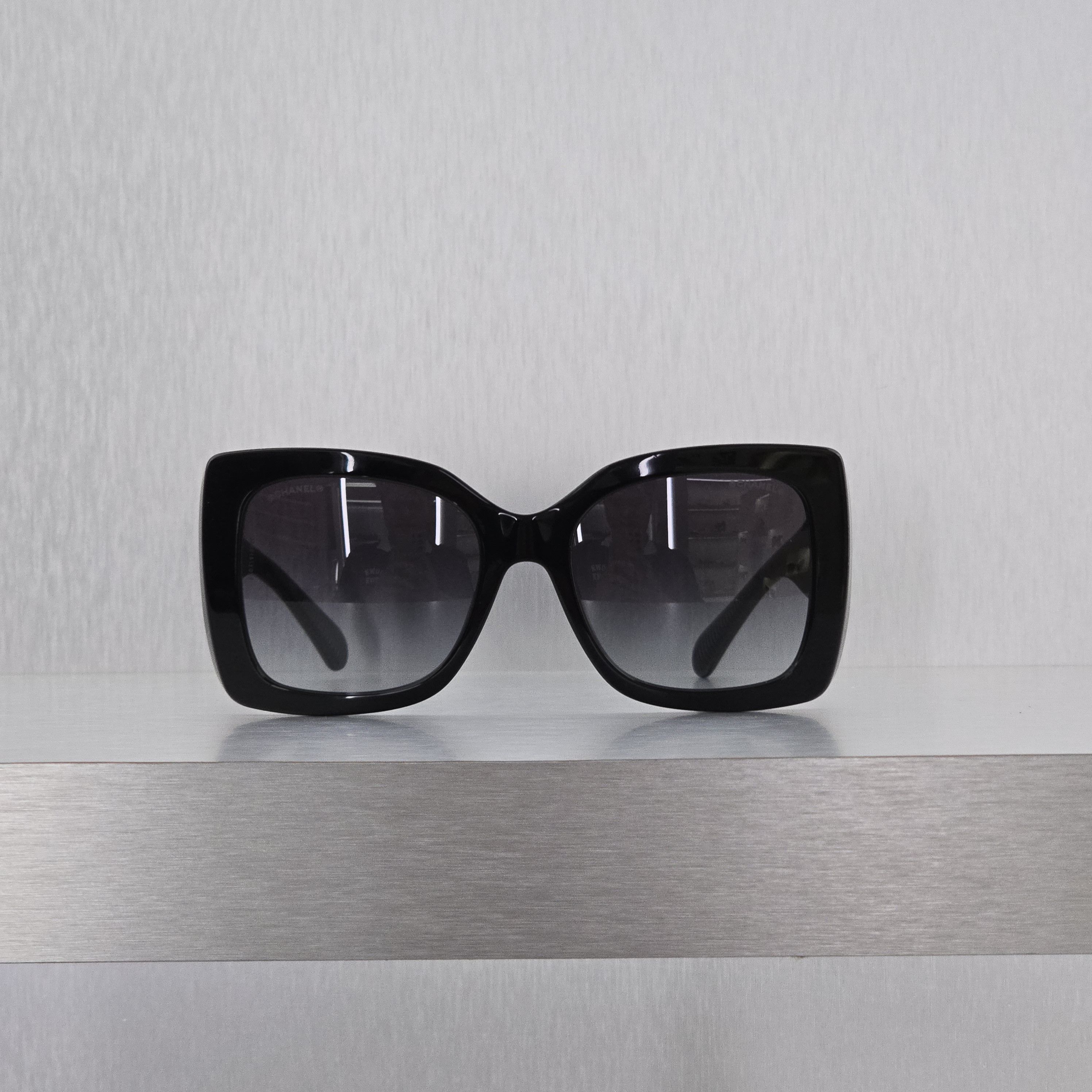 Chanel CHANEL 0CH5494 1047S6 Sunglasses BLACK Size ONE SIZE - 5 Thumbnail