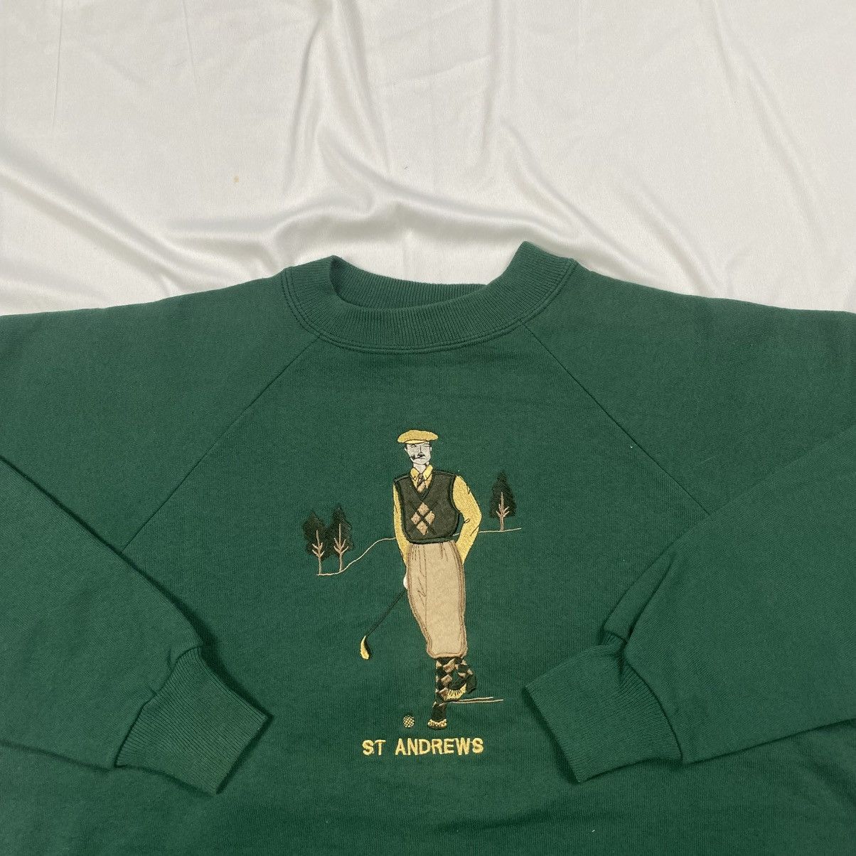 Other Vintage 90s St Andrews Golf Boxy Crewneck Size US L / EU 52-54 / 3 - 1 Thumbnail