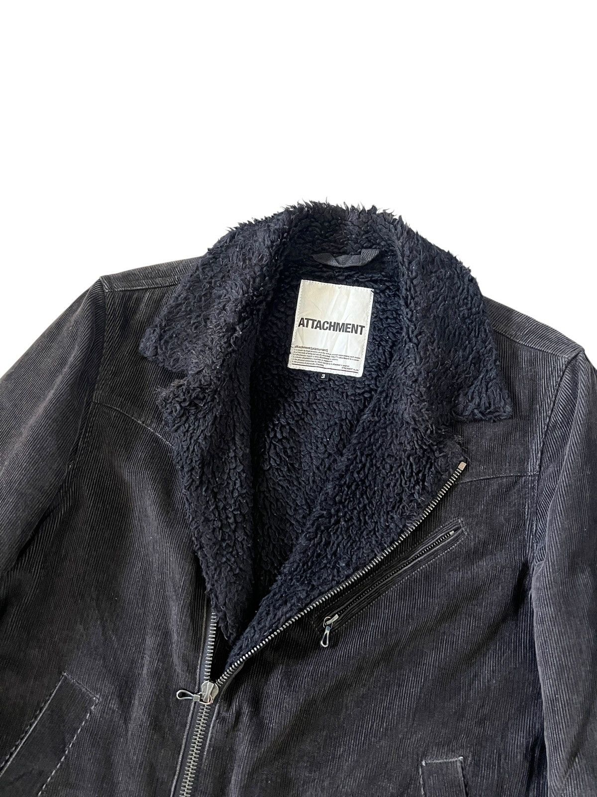 Attachment 2000s Attachment Faux Fur Corduroy Rider Jacket Size US M / EU 48-50 / 2 - 3 Thumbnail