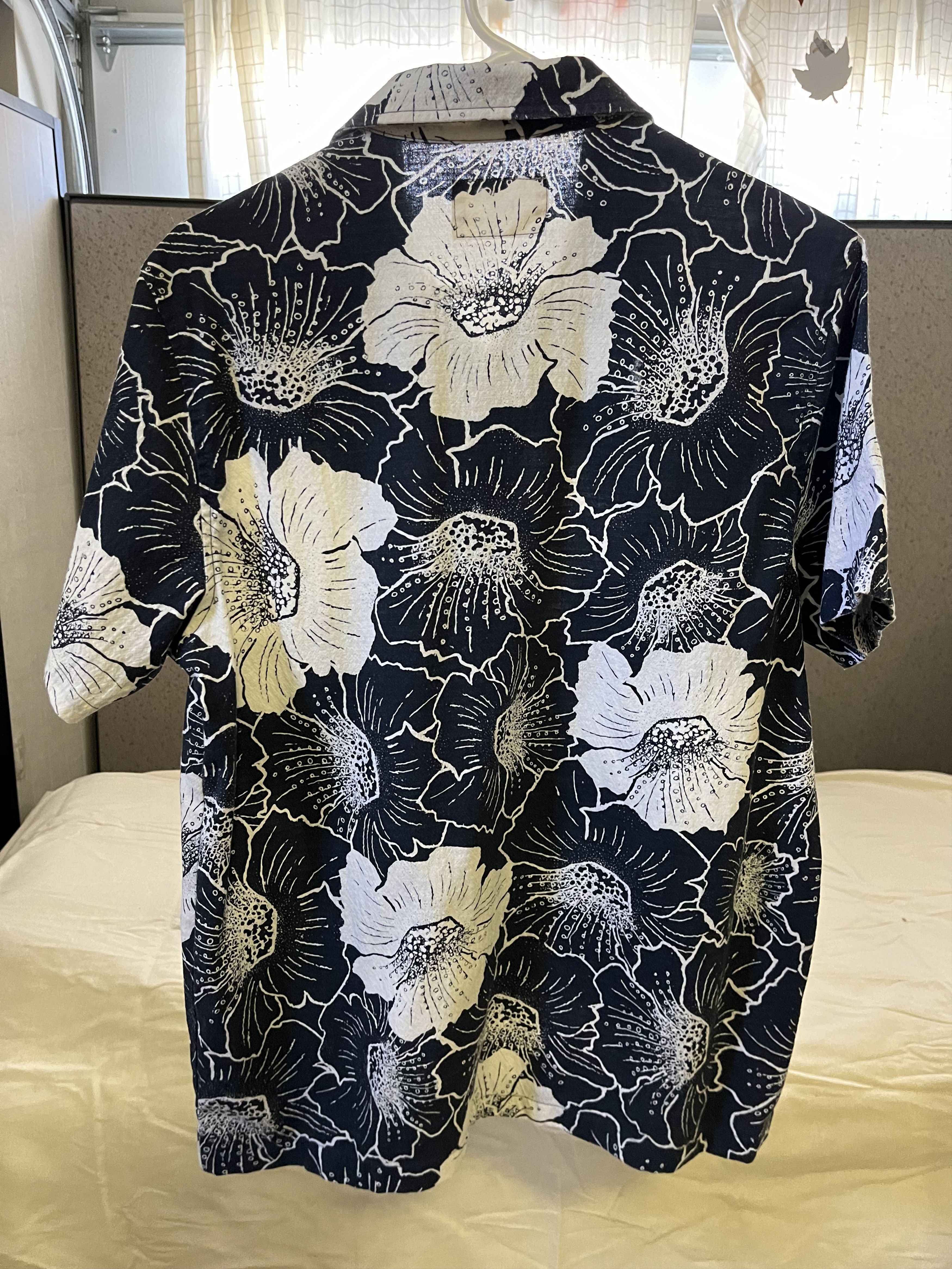 Folk Folk Navy Print Short Sleeve Shirt - size S Size US S / EU 44-46 / 1 - 3 Thumbnail
