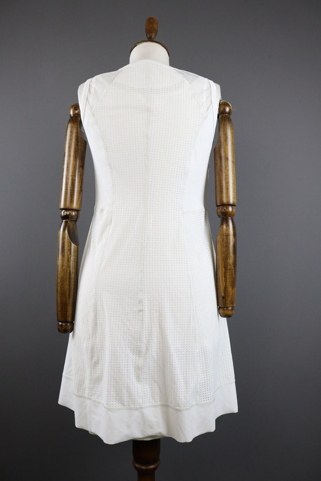 Designer Ladies Marc Cain White Sports Strap Tank Top Dress Size 3 Size M / US 6-8 / IT 42-44 - 8 Thumbnail