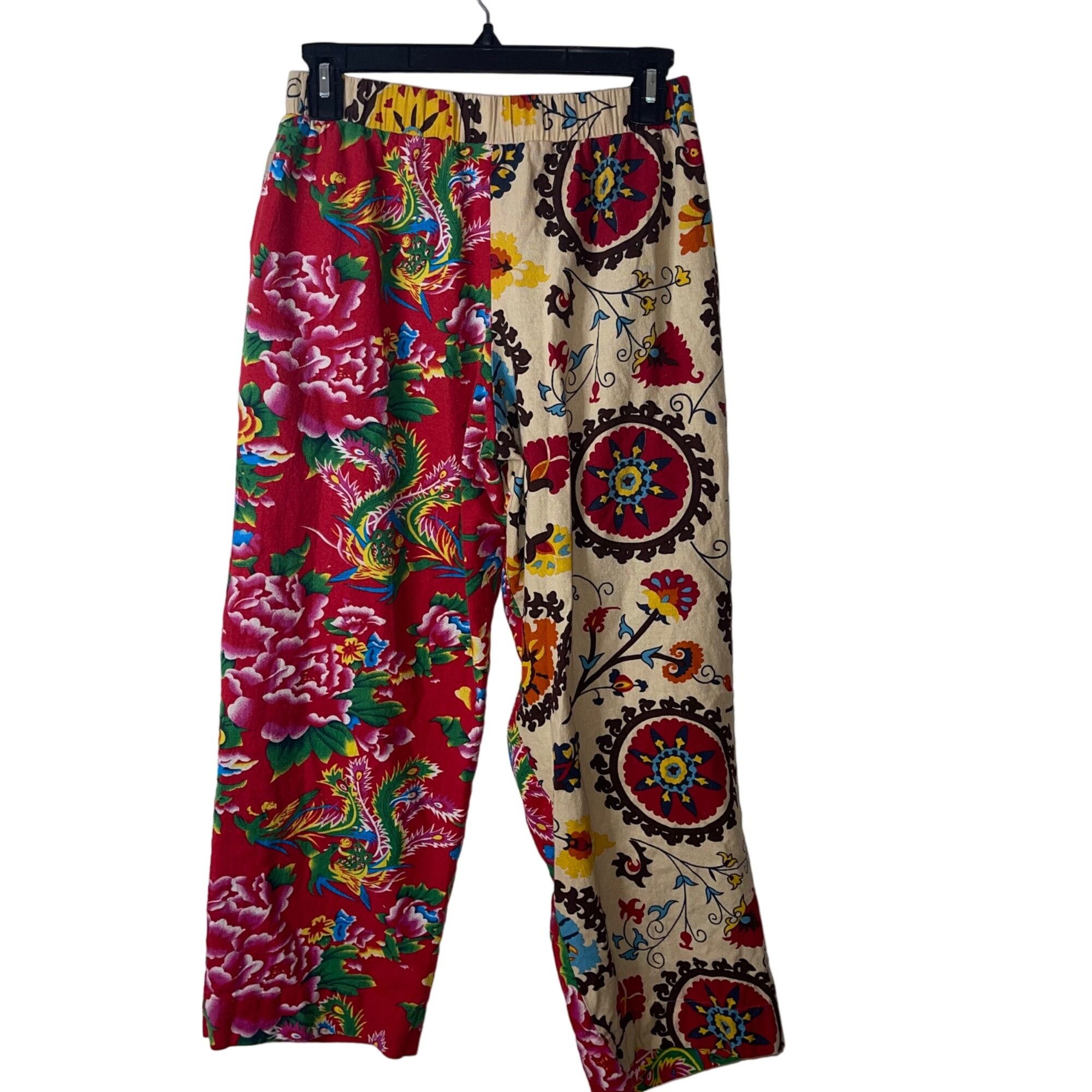 Benjimu Womens Pajama Set Size Small Multicolor Mixed Print