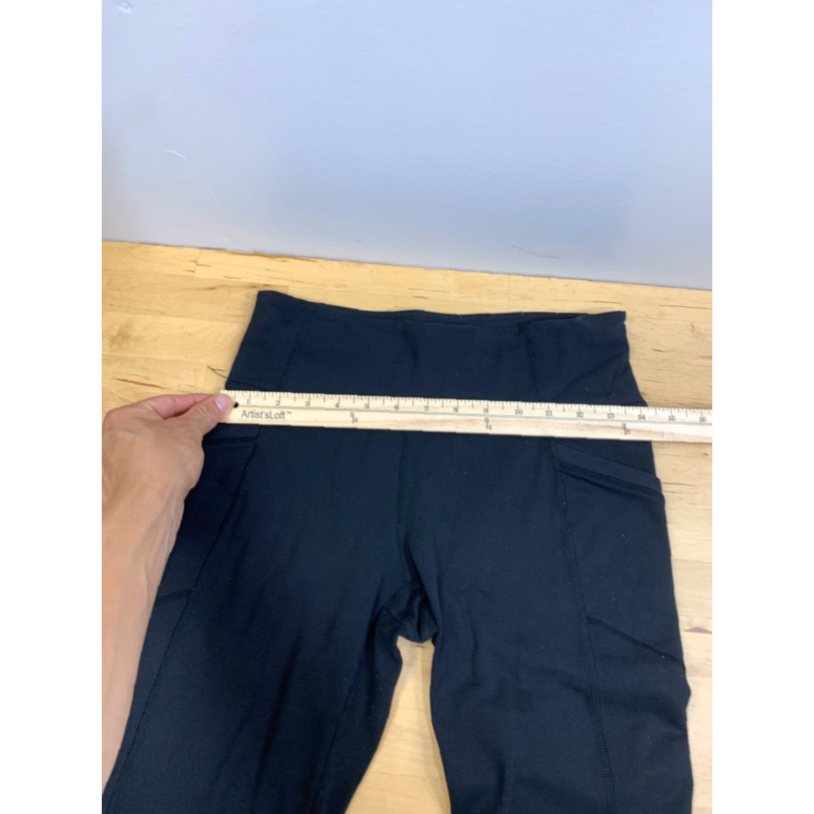 Athleta Athleta Leggings Womens M Black Casual Activewear Gym Yoga 12057 Size 32" / US 10 / IT 46 - 2 Thumbnail