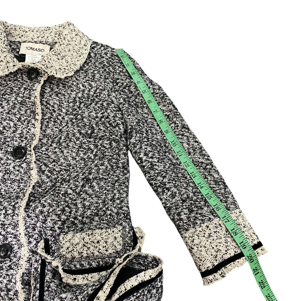 Vintage Vintage Tomaso Stefanelli Long Jacket Size 40 Grey Colour Size S / US 4 / IT 40 - 16 Thumbnail