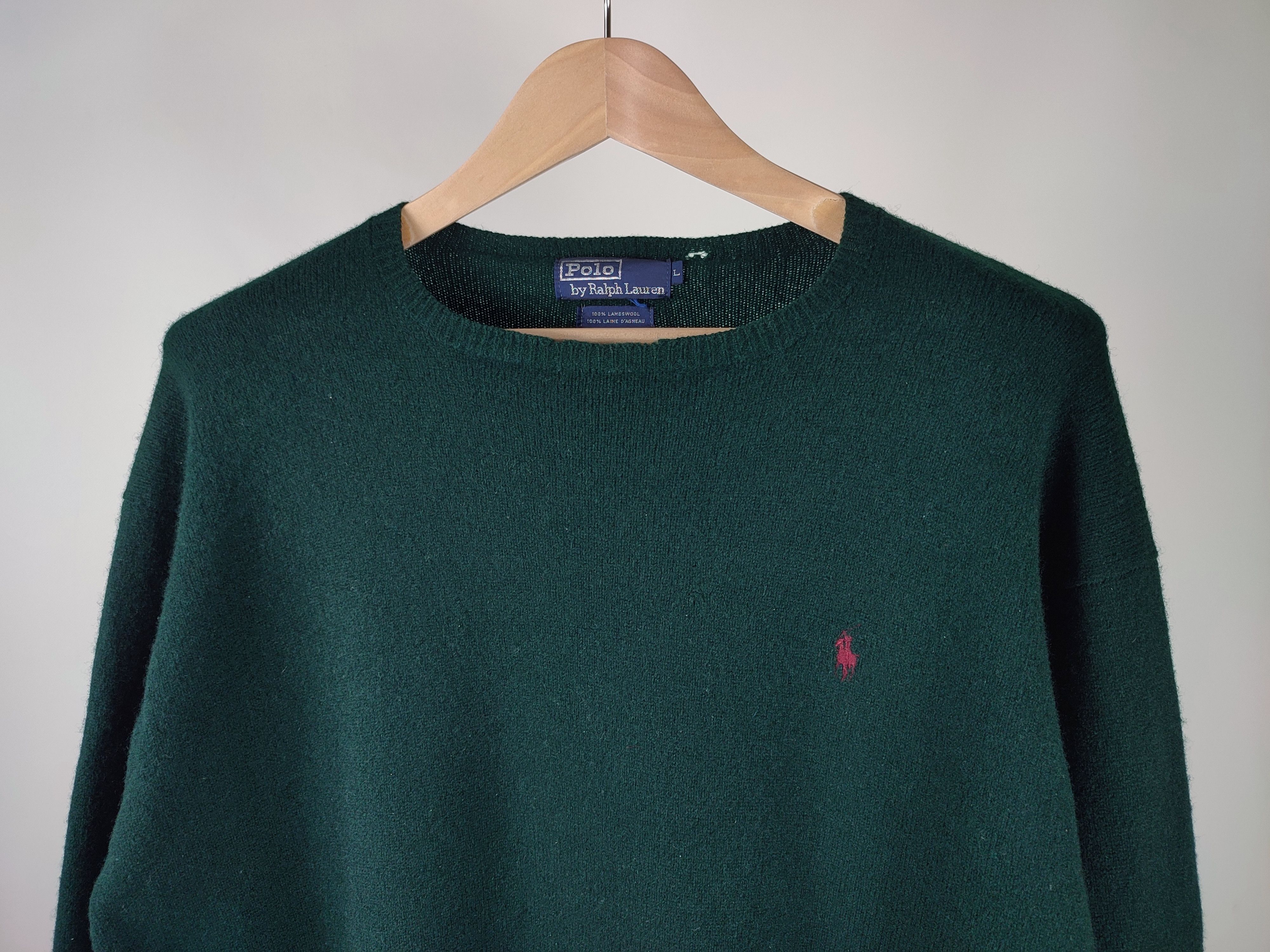 Polo Ralph Lauren Vintage Polo Ralph Lambswool Paint Soft Sweater Size US L / EU 52-54 / 3 - 7 Thumbnail