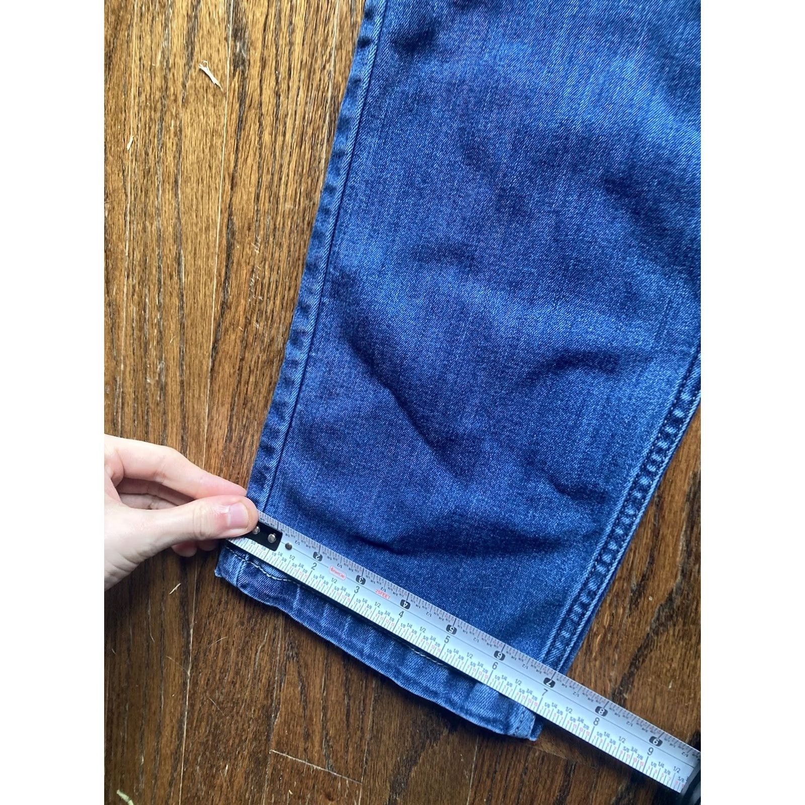 Denime Mugsy Jeans Kinzies FLX4NKZ Regular Size 40x32 Blue Denim Stretch 5-Pocket Men Jeans Mens Straight Brand Mugsy Size US 40 / EU 56 - 3 Thumbnail