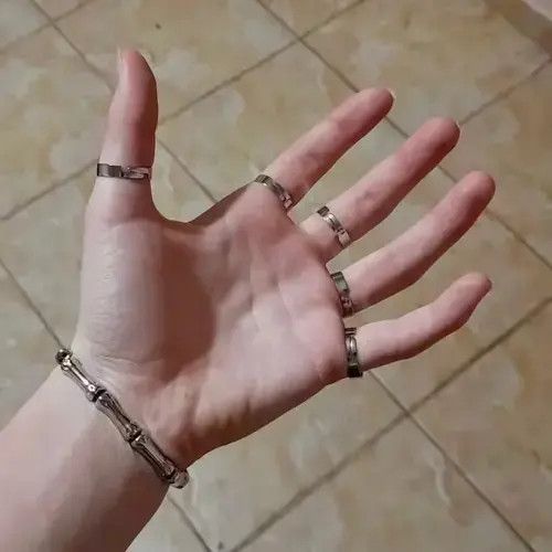 Other Silver color exo-skeleton bracelet Size ONE SIZE - 3 Thumbnail