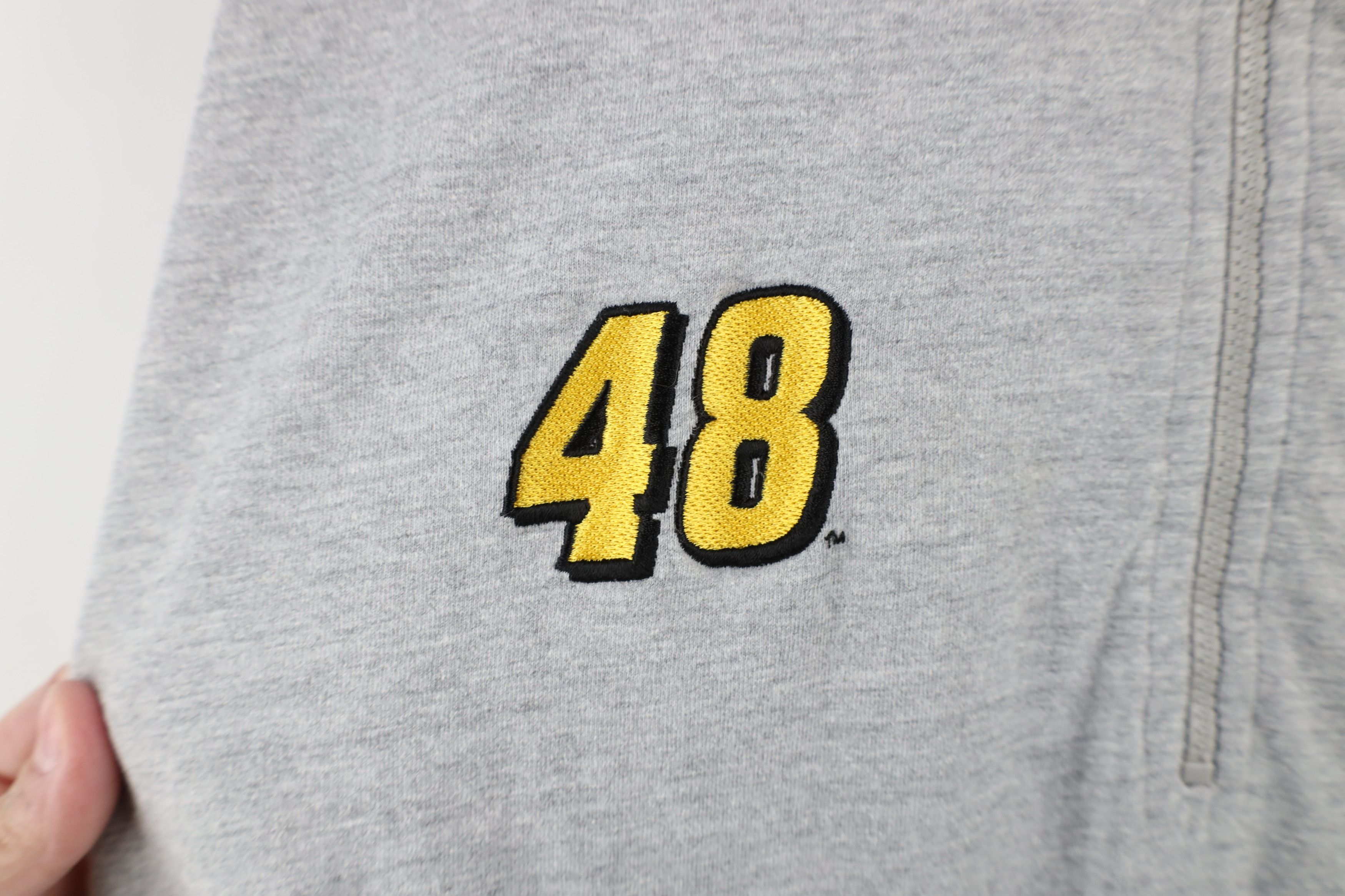 Vintage Vintage NASCAR Jimmie Johnson Lowes Racing Team Zip T-Shirt Size US XXL / EU 58 / 5 - 5 Thumbnail