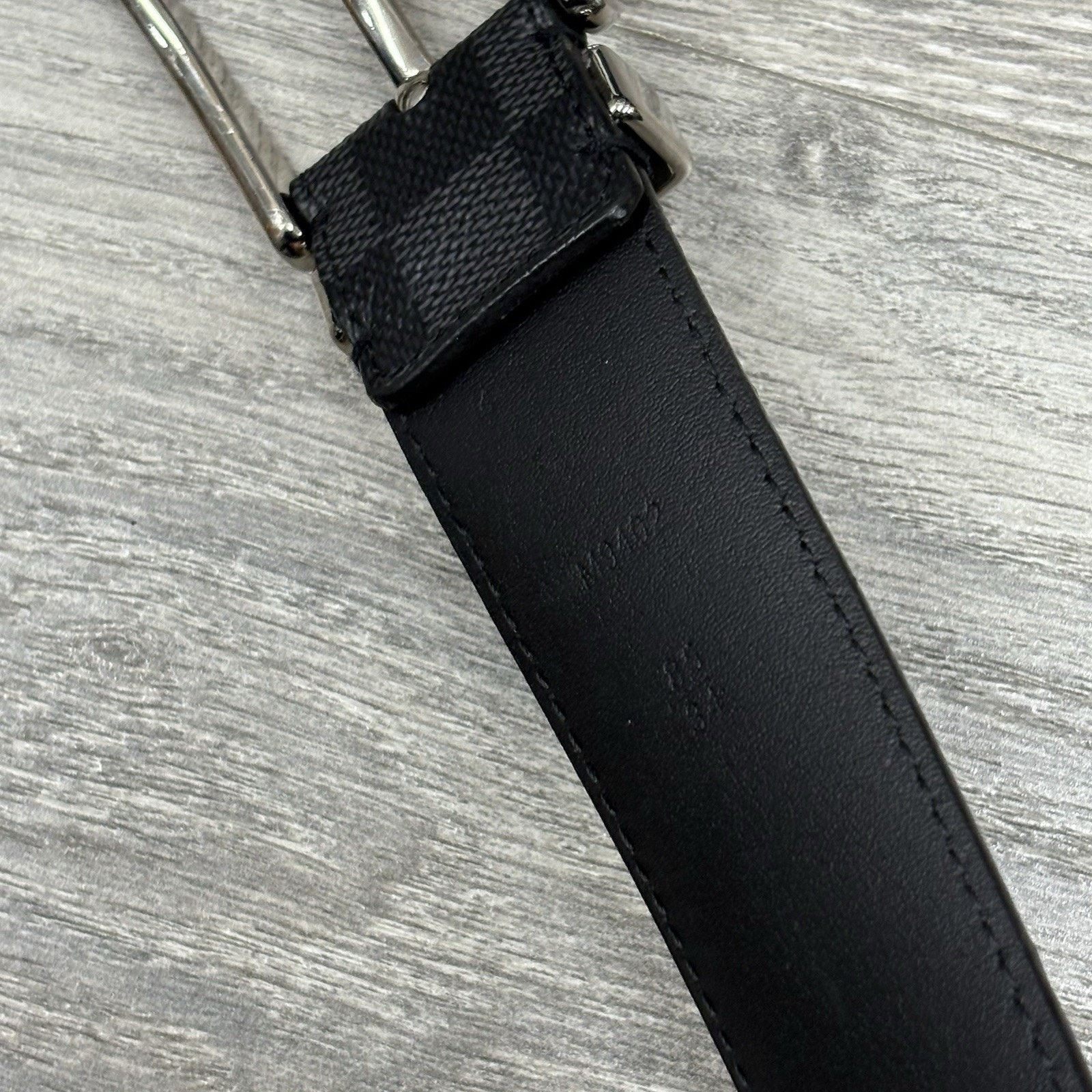 Louis Vuitton Louis Vuitton Pont Neuf 35mm Belt ' Damier Graphite ' Size ONE SIZE - 11 Thumbnail