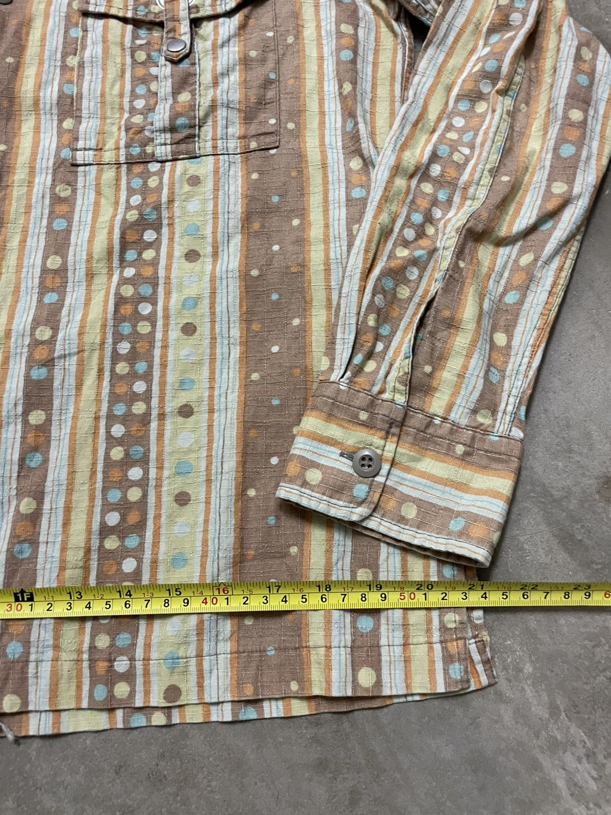 Designer × If Six Was Nine × Japanese Brand 291295 Pour Homme Button Up Shirt Made in Japan Punk Design Size US M / EU 48-50 / 2 - 12 Thumbnail