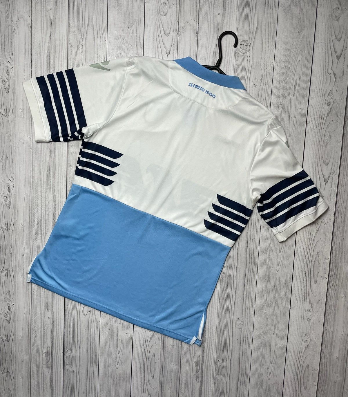 Vintage Vintage Lazio soccer jersey size L rare away blue Size US L / EU 52-54 / 3 - 8 Thumbnail