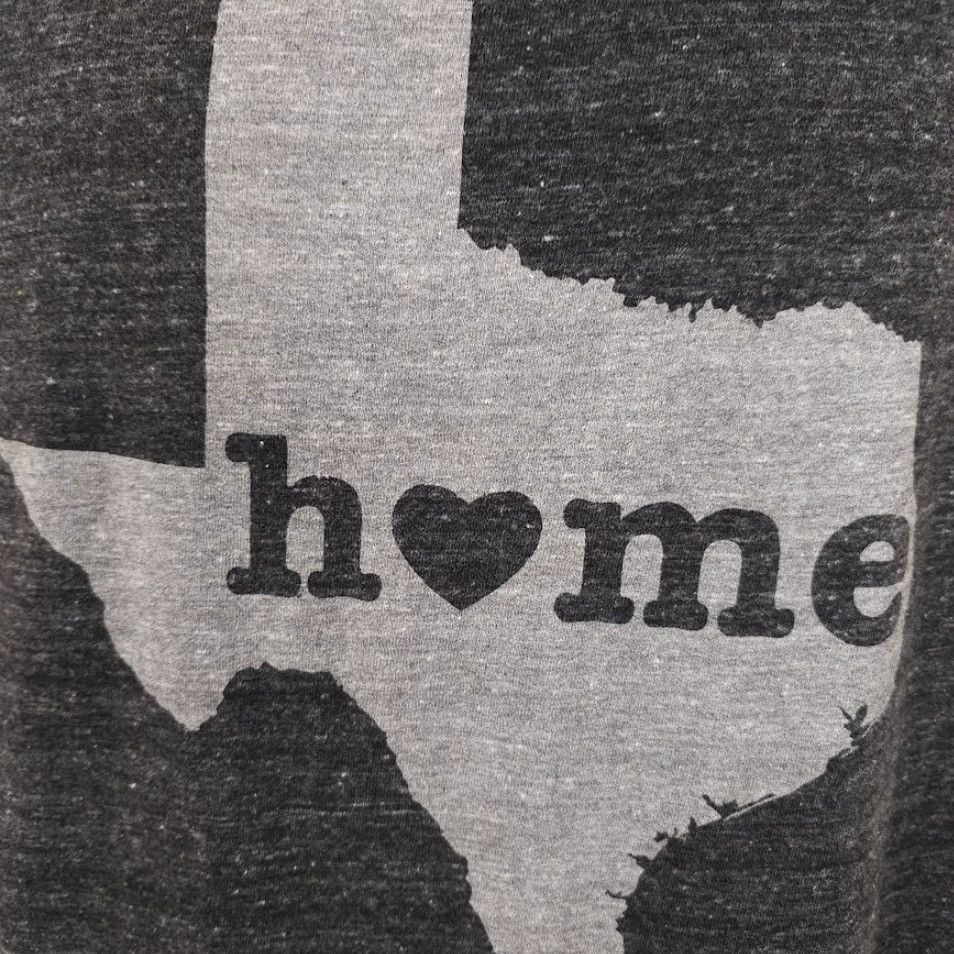 Vintage State Of Mine Home Is Texas T Shirt Womens Gray Medium Travel Destination Tee Shirt Size M / US 6-8 / IT 42-44 - 3 Thumbnail