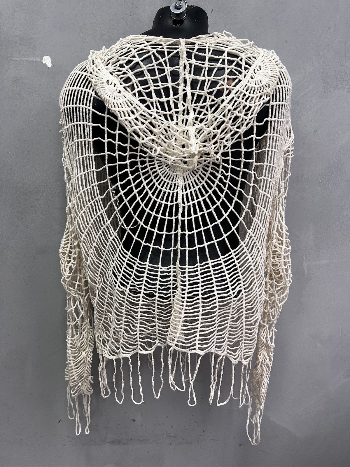 Japanese Brand Spider mesh top hoodie Jean Paul Gaultier style Size US L / EU 52-54 / 3 - 12 Thumbnail