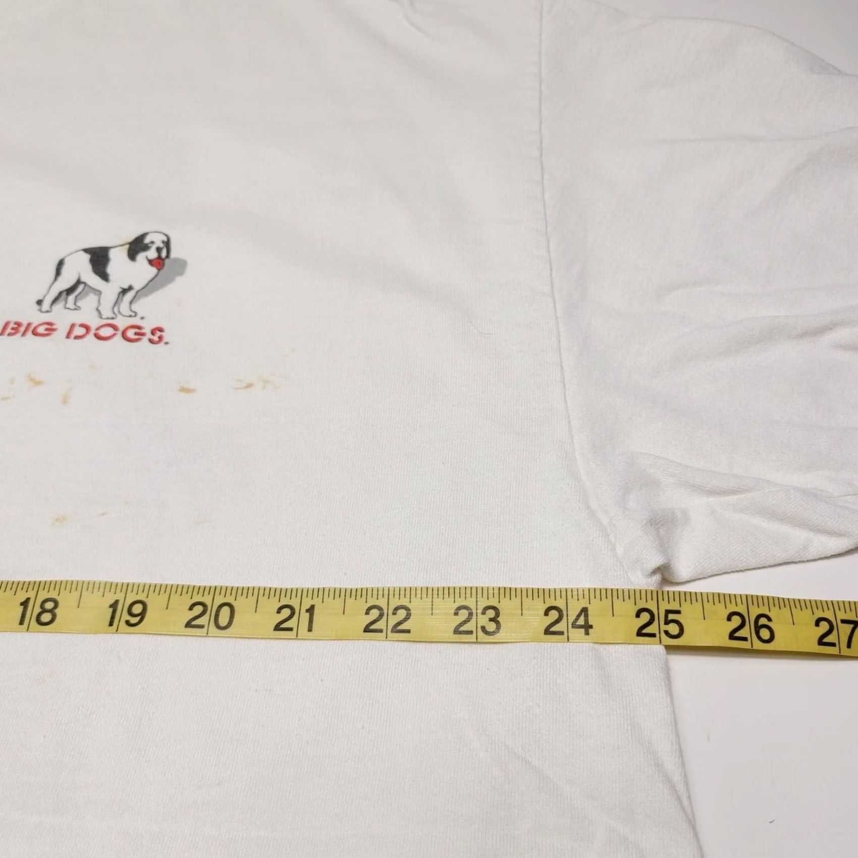Big Dogs VINTAGE Big Dogs Graphic Tee Men 2XL White Short Sleeve Crew Neck Rested And Ready 2004 T-Shirt Mens Size US XXL / EU 58 / 5 - 7 Thumbnail