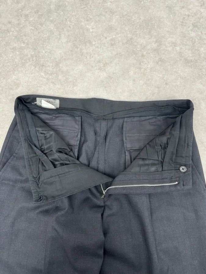 Yohji Yamamoto Yohji Yamamoto Black Wool Tailored Pants Size US 34 / EU 50 - 8 Thumbnail